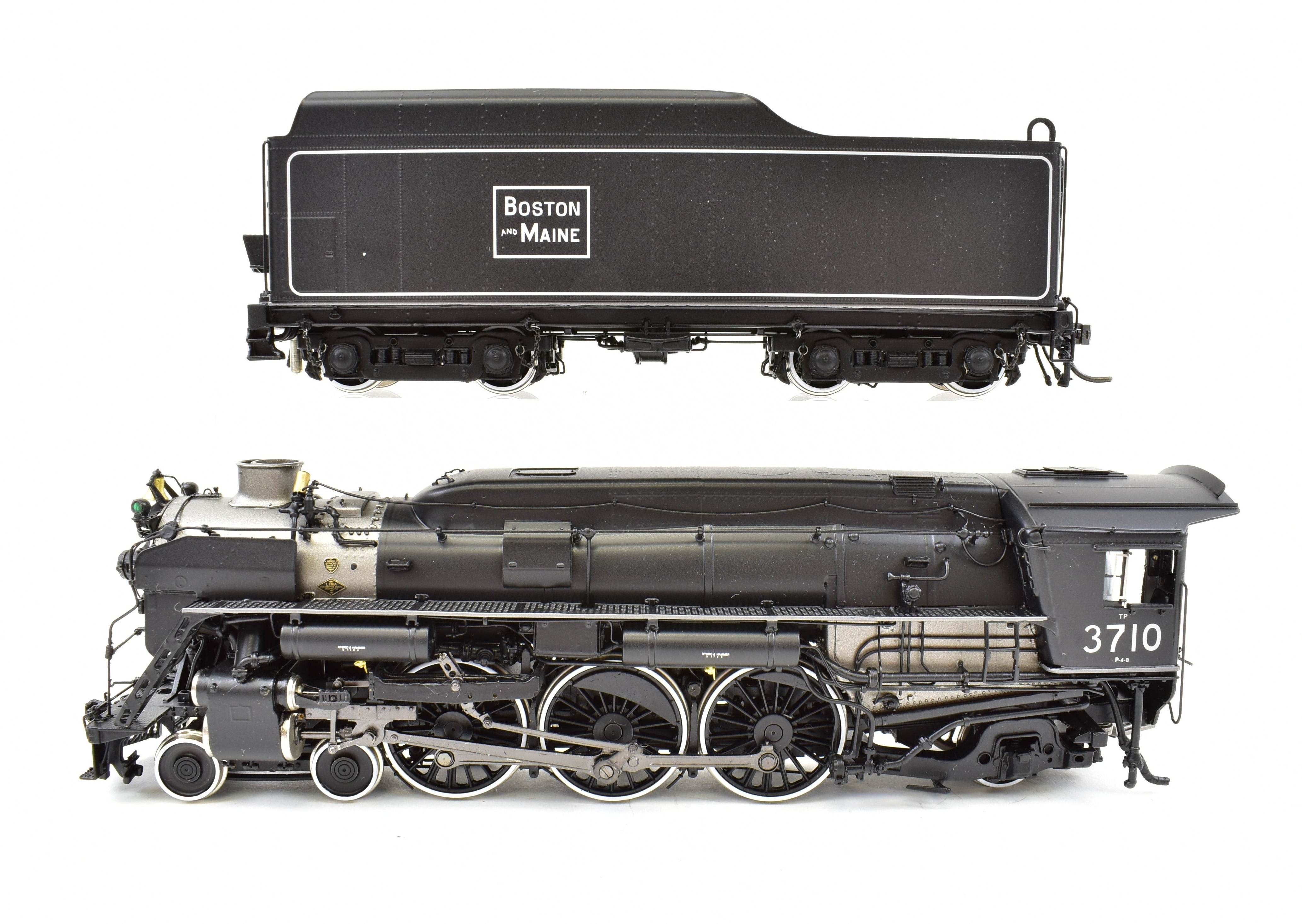 HO Brass DVP Boston & Maine P-4a 4-6-2 Pacific FP #3710 with Skyline Casting, 2010 Model