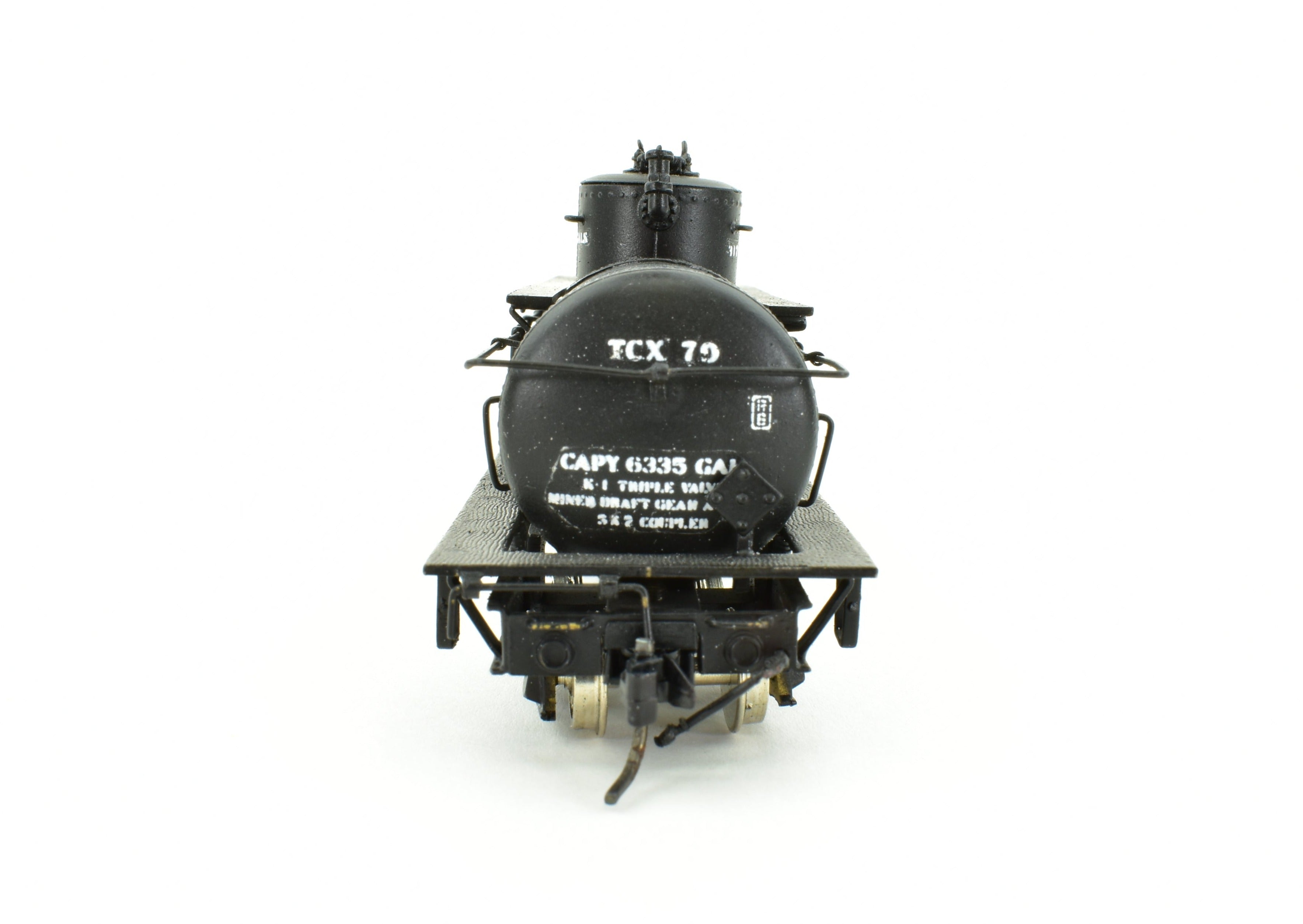 HOn3 Custom Painted Brass Texaco Oil Bunker Tank Car TCX #70 by Westside Model Co.