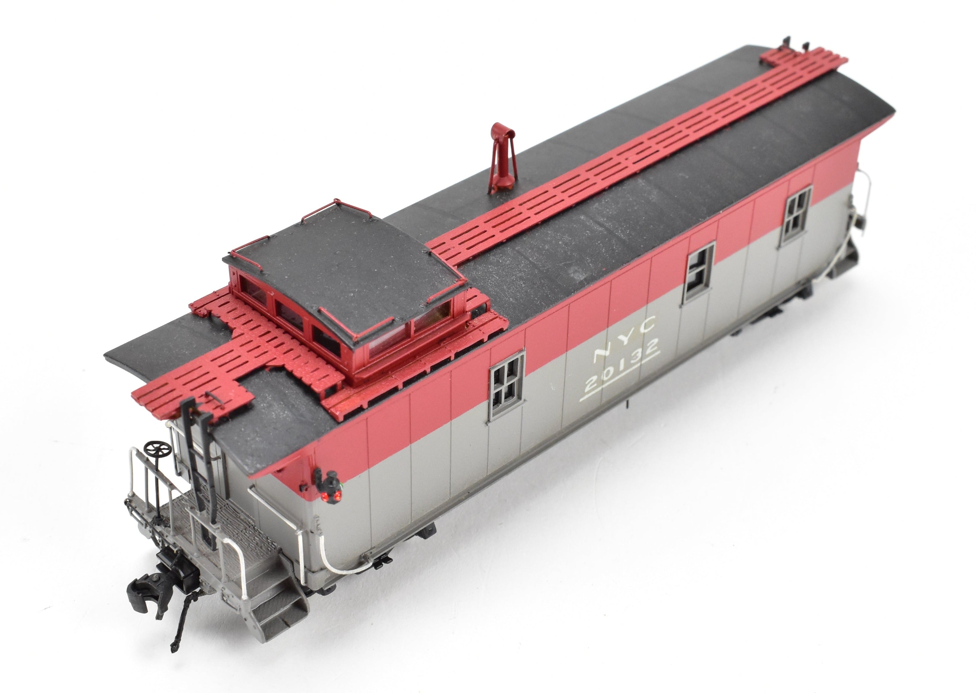 HO Scale Brass NYC - New York Central Pacemaker Plywood Caboose Model by Overland Models, Inc. (OMI), Custom Painted OMI No. 20132