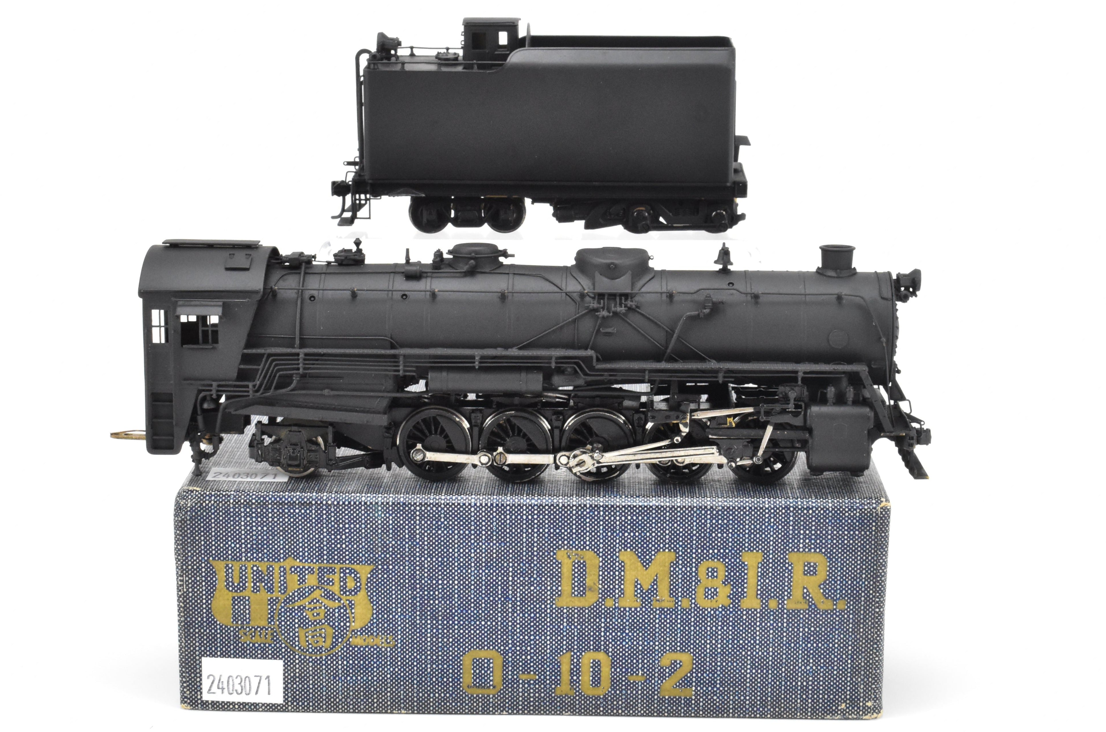 High - Quality HO Scale Brass Pacific Fast Mail (PFM) Model Train - United DM&IR - Duluth Missabe & Iron Range S - 7 0 - 10 - 2 Locomotive with Custom Painting and No Lettering