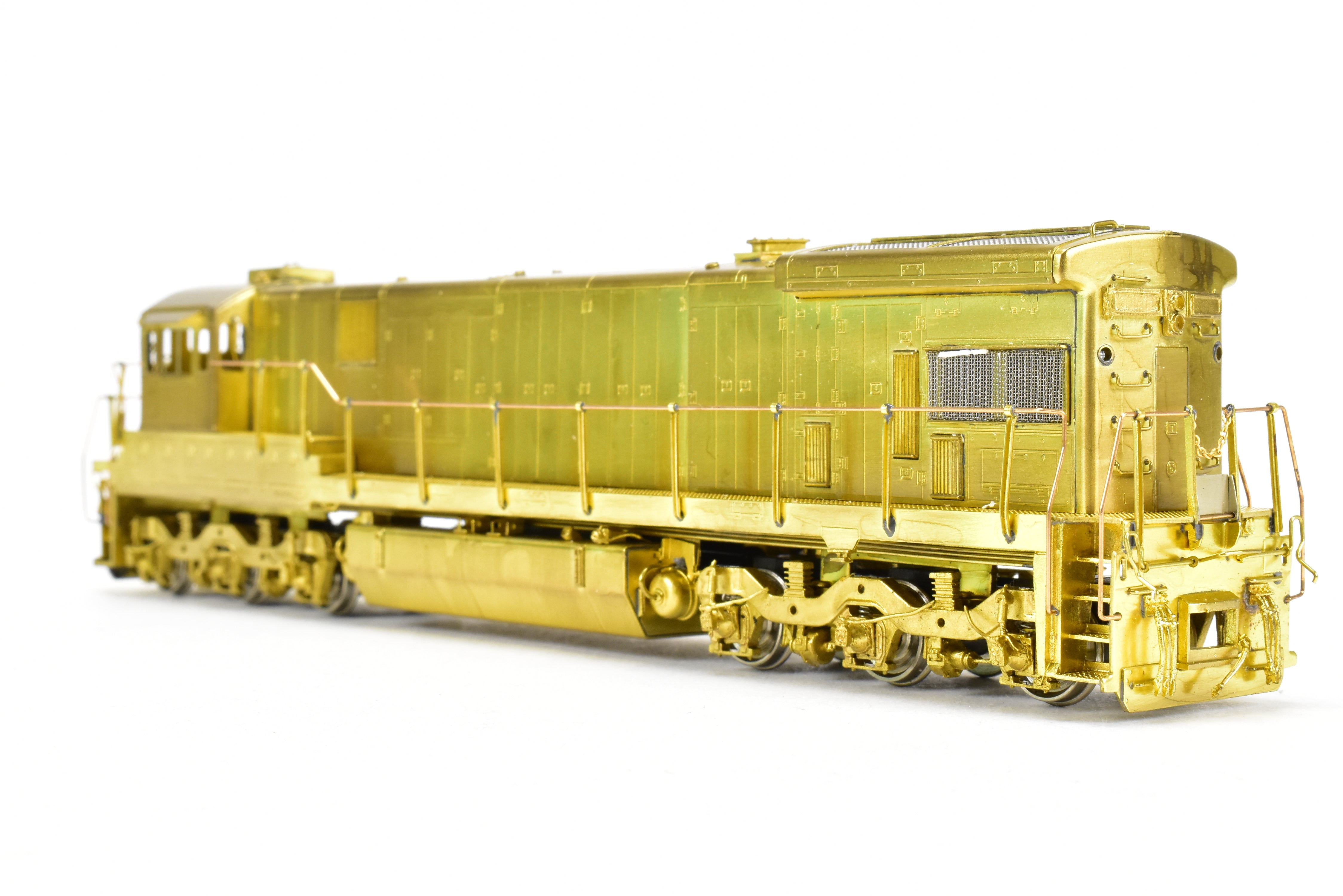 HO Brass OMI GE C30 - 7 Four - Window Cab Locomotive by Overland Models for BN/ATSF