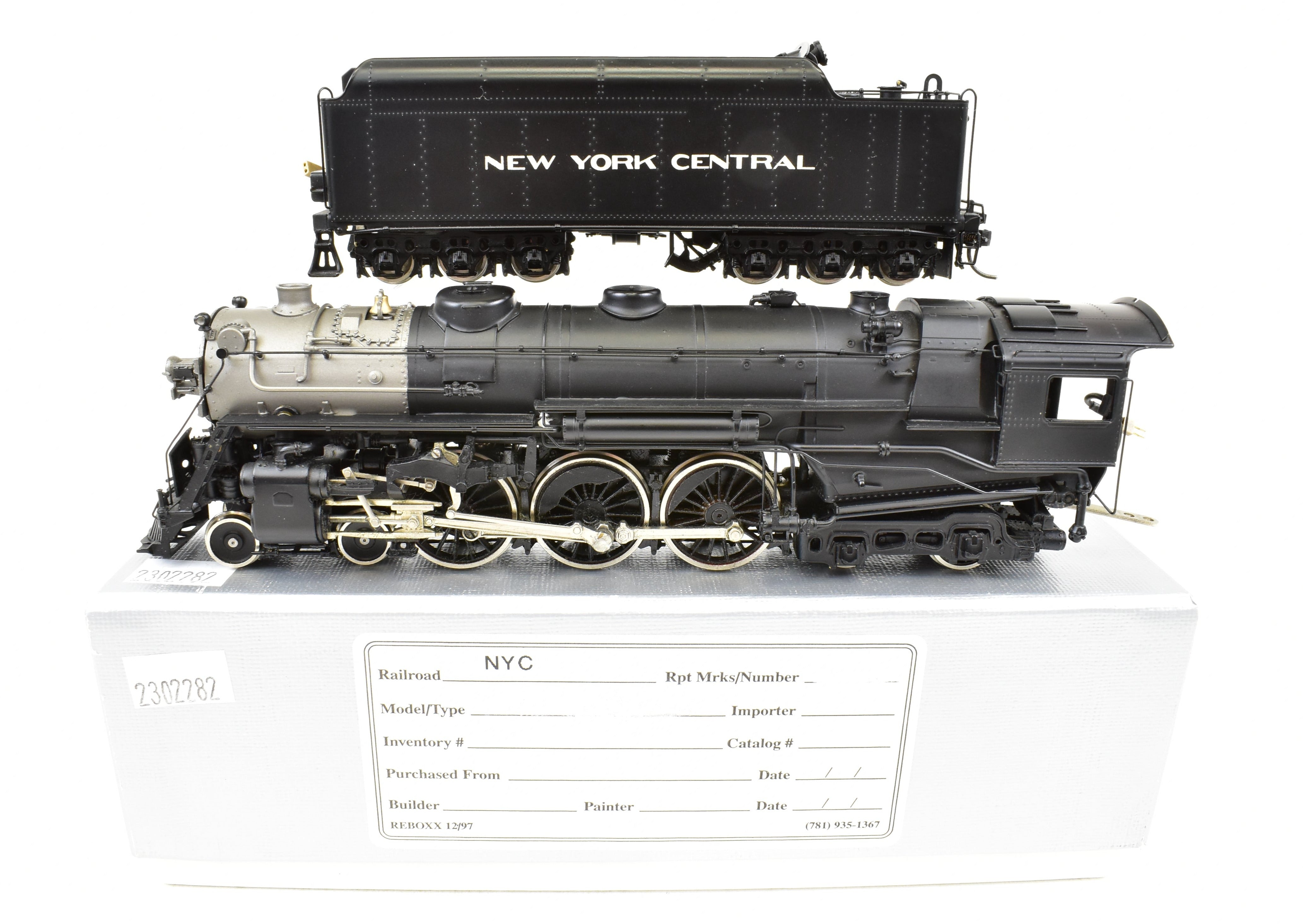 HO Brass Key Imports NYC - New York Central J-1d 4-6-4 Hudson Factory-Painted with Reboxx Model