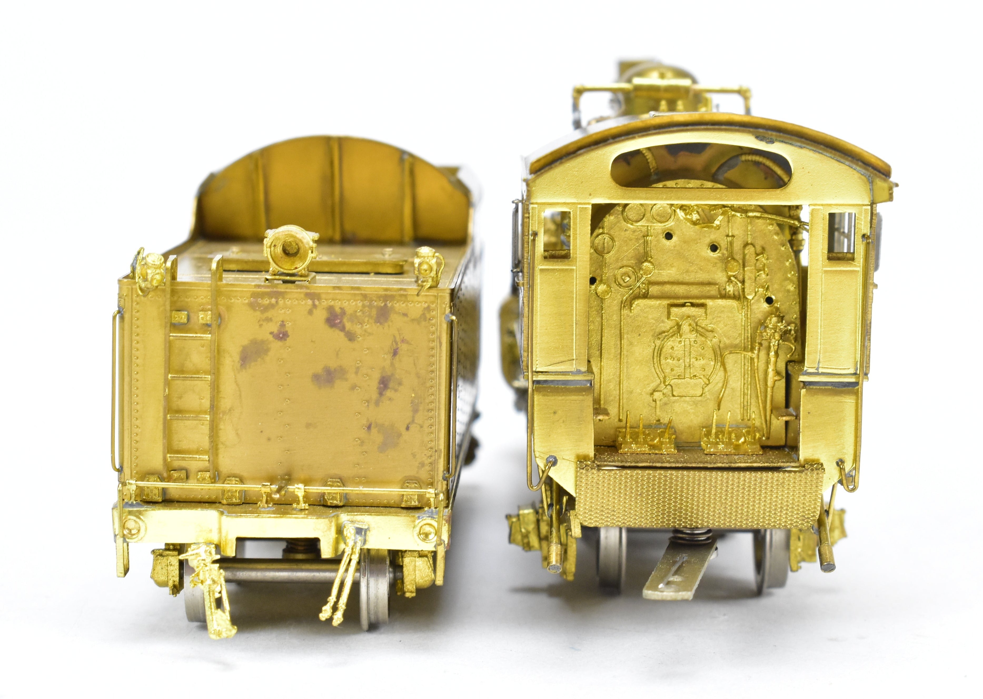 HO Scale Brass Model Train - Overland Models Chicago & North Western D 4-4-2 Atlantic Steam Locomotive