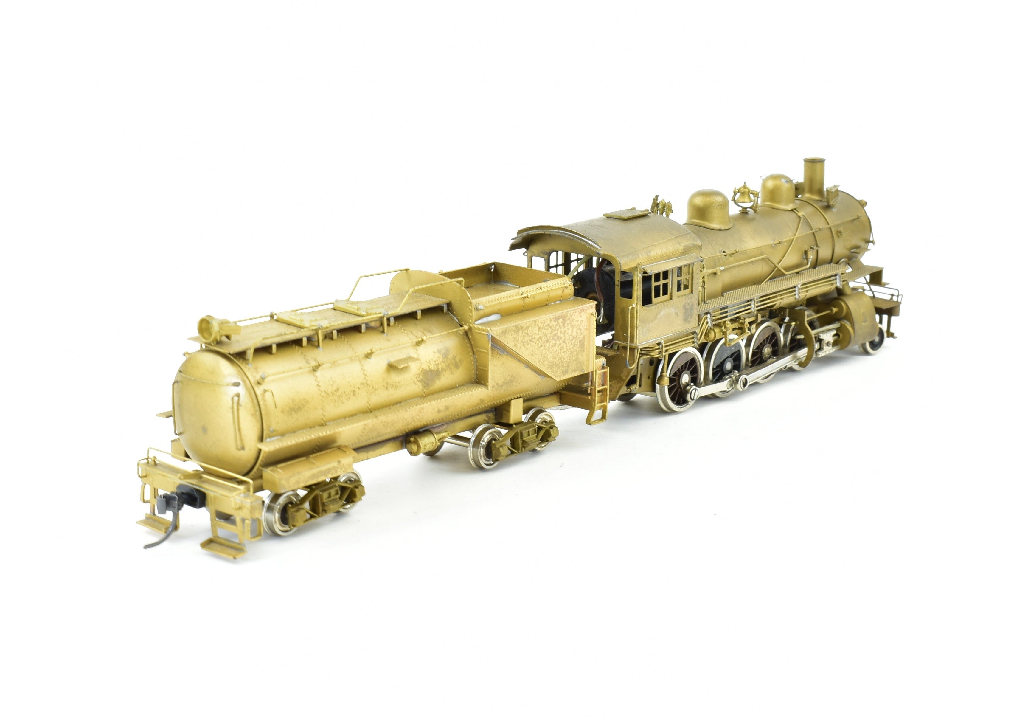 High - Quality HO Scale Brass PFM - United UP Union Pacific 2 - 8 - 0 Steam Locomotive with Can Motor Upgrade