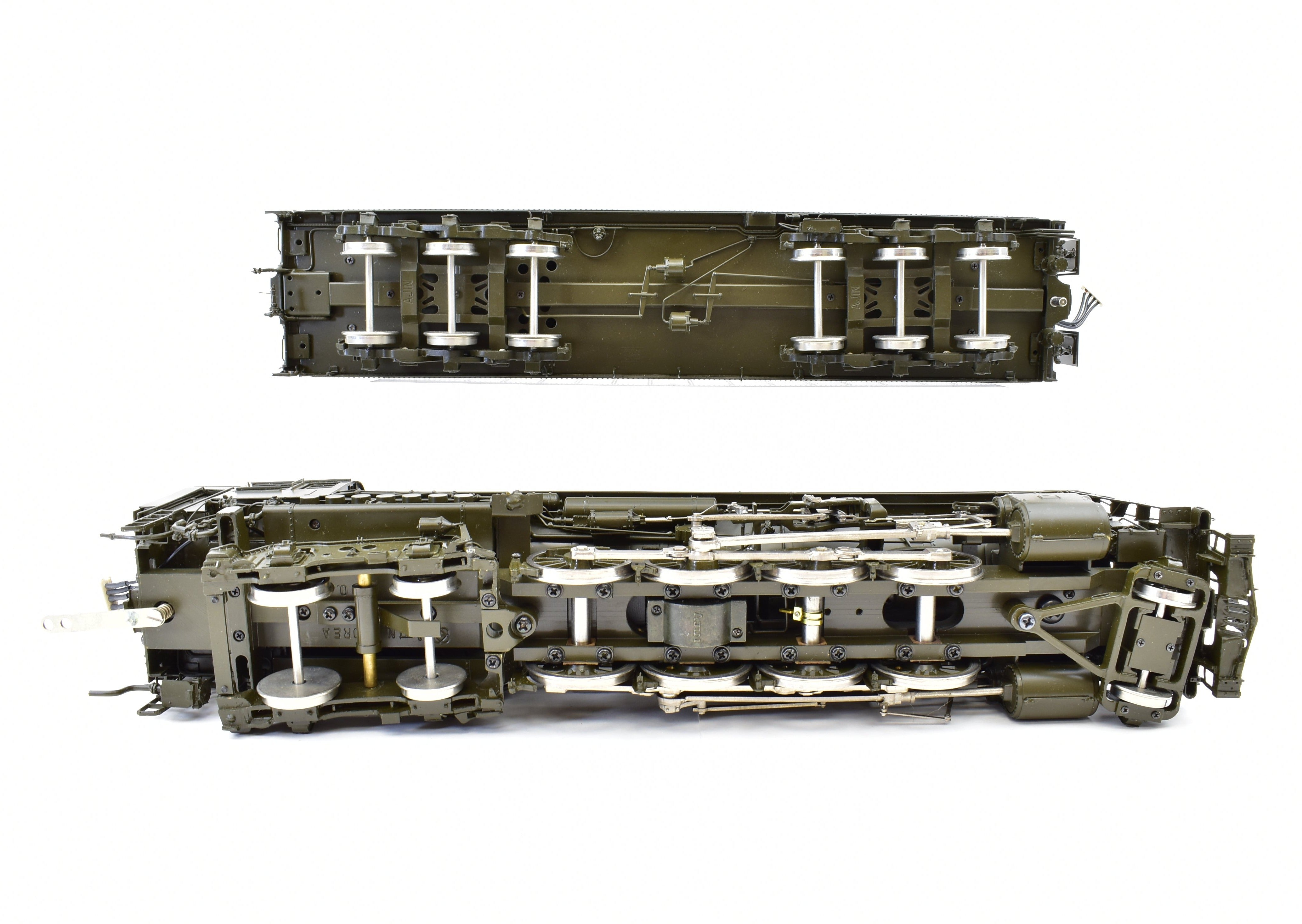 O Scale Brass Model Train - Overland Models, Inc. Pittsburgh & Lake Erie A-2 2-8-4 Factory Painted by Ajin in Korea