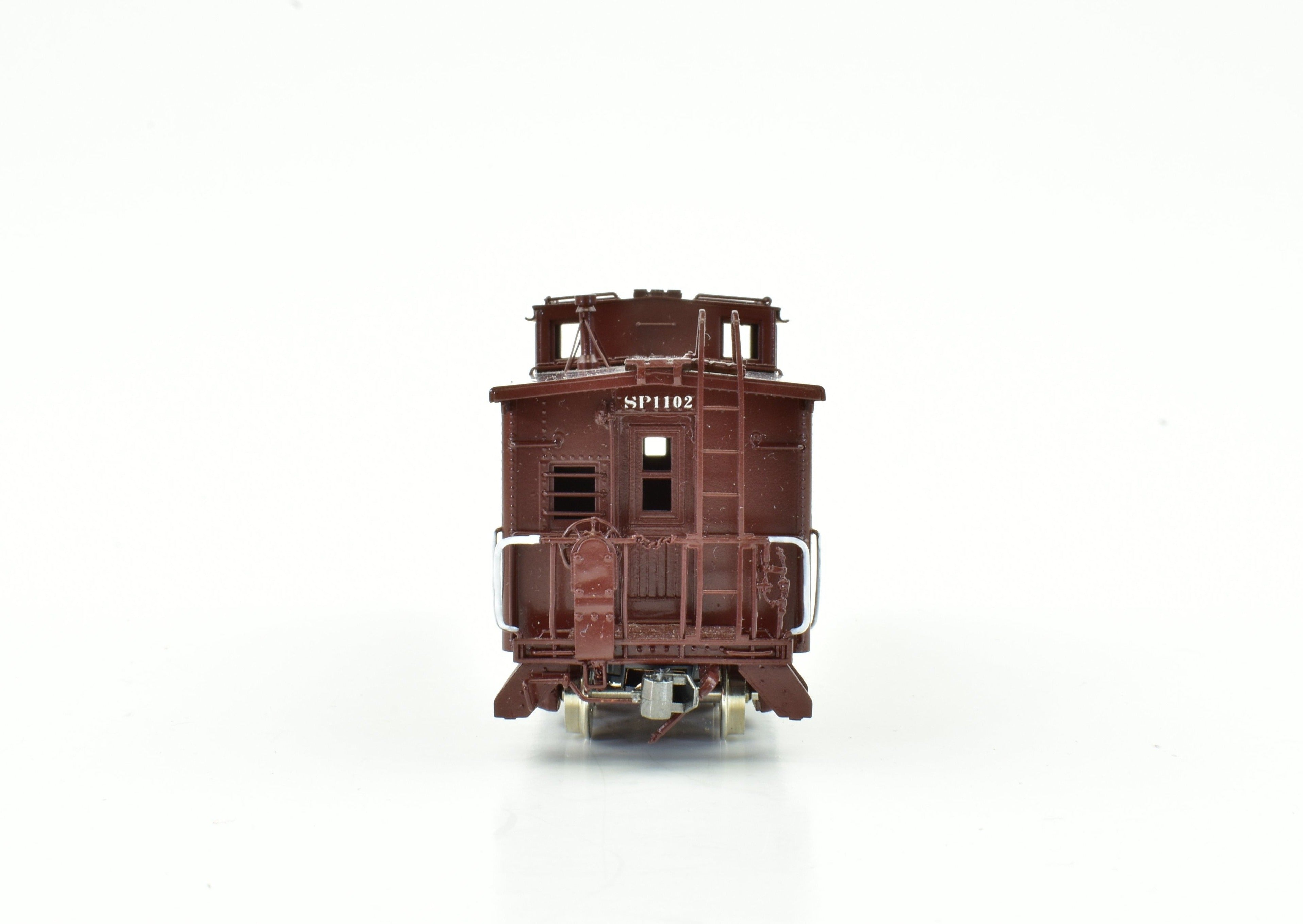 HO Scale Brass Precision Scale Co. Model of Southern Pacific C - 40 - 3 Steel Cupola Caboose with FP Design