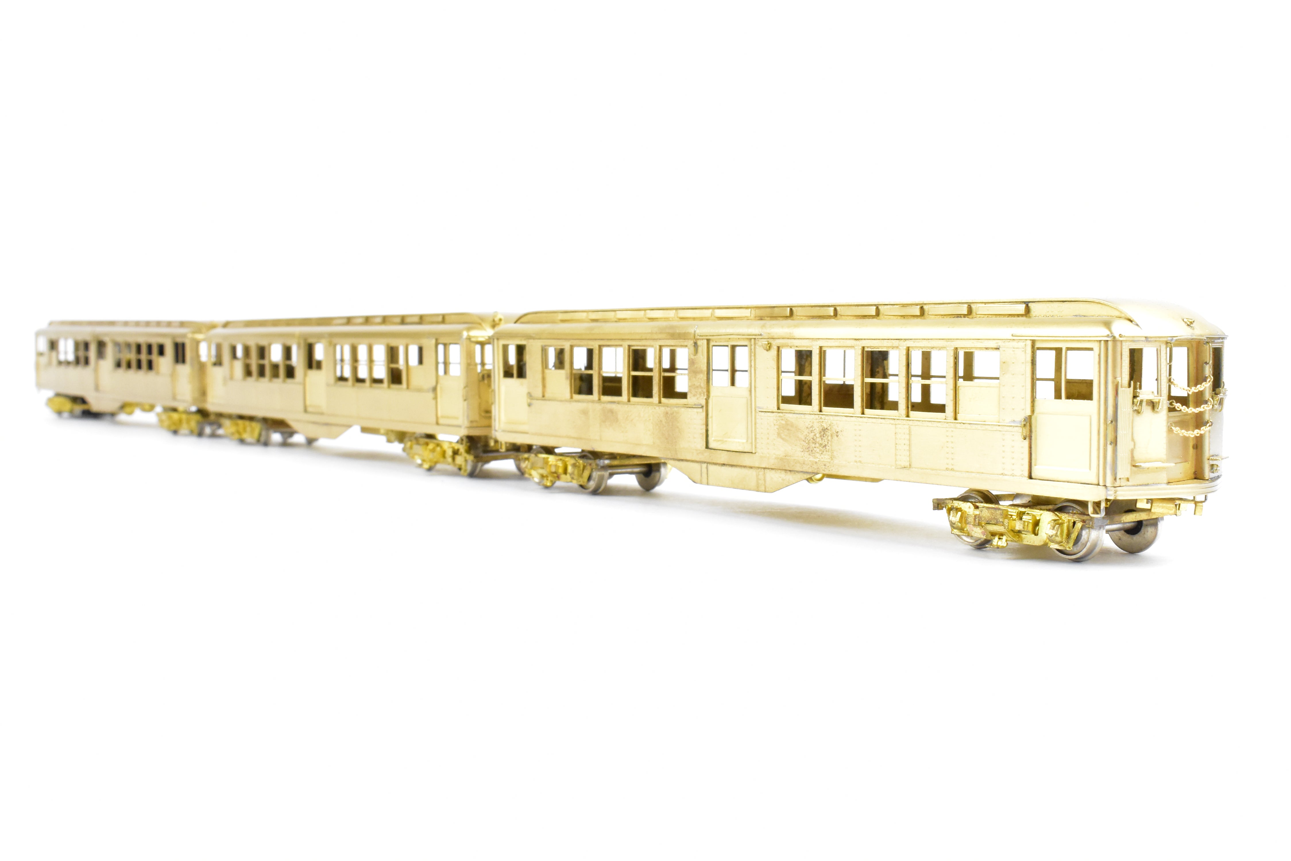 HO Scale Brass IRT New York City Subway 3 - Car Set by WP Car Corp.
