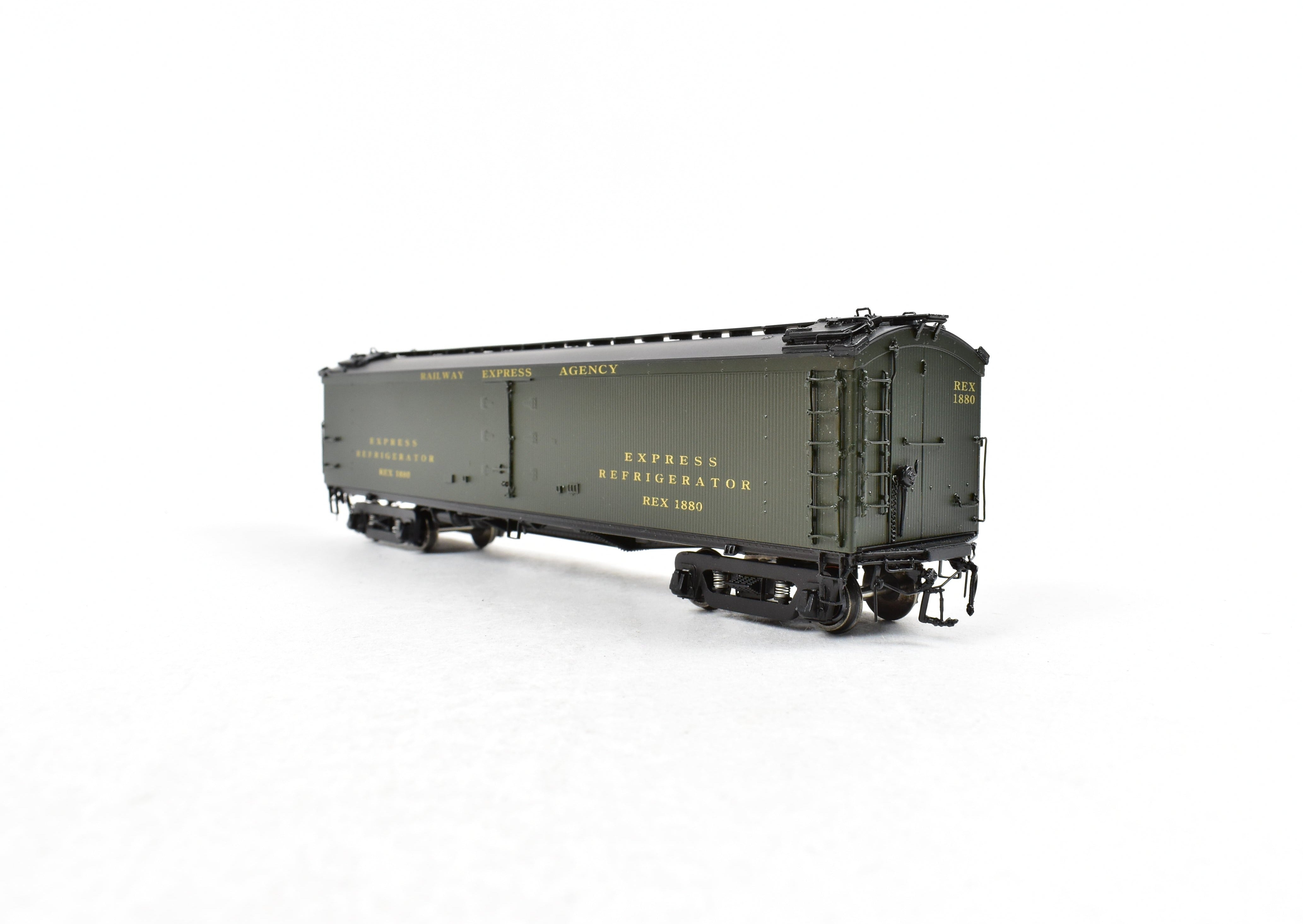HO Brass Precision Scale Co. REA Railway Express Agency BR Class 53' 6 Reefer Brake System Model