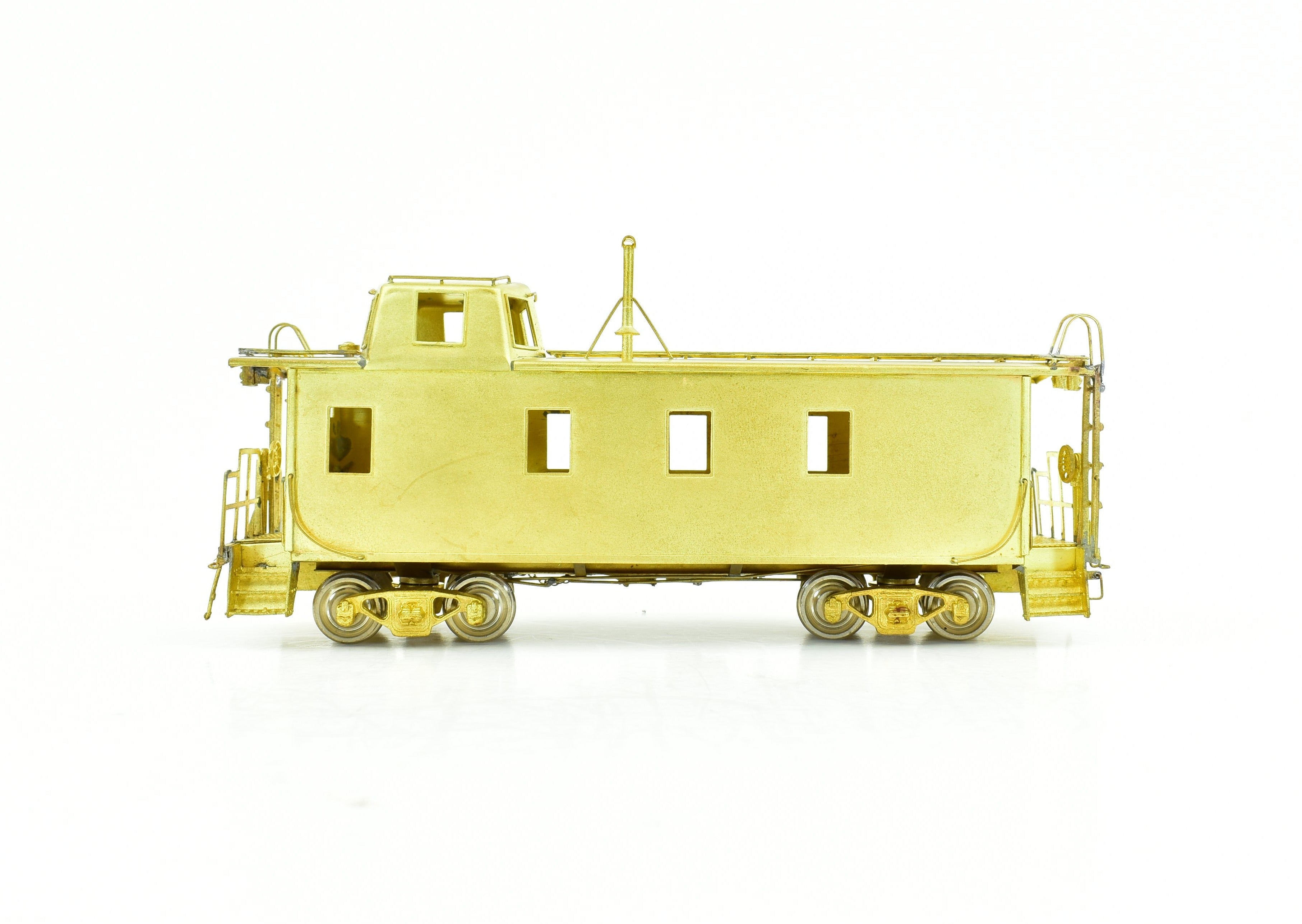 HO Brass CON Oriental Limited CB&Q Burlington Route NE-12 Steel Caboose