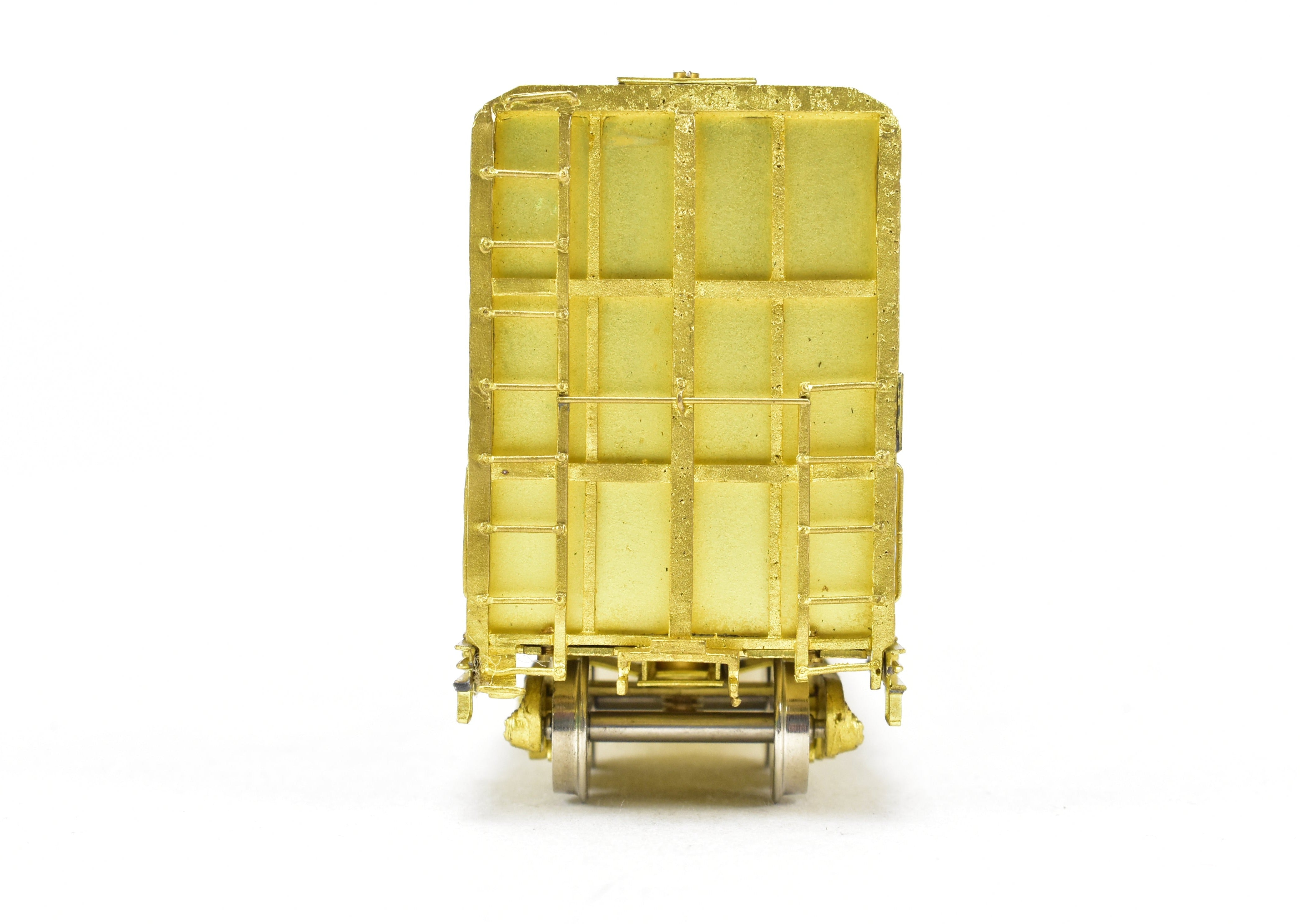 HO Scale Brass Thrall Center Beam 64-Foot Flat Car Model by Overland Models, Inc. for Various Roads