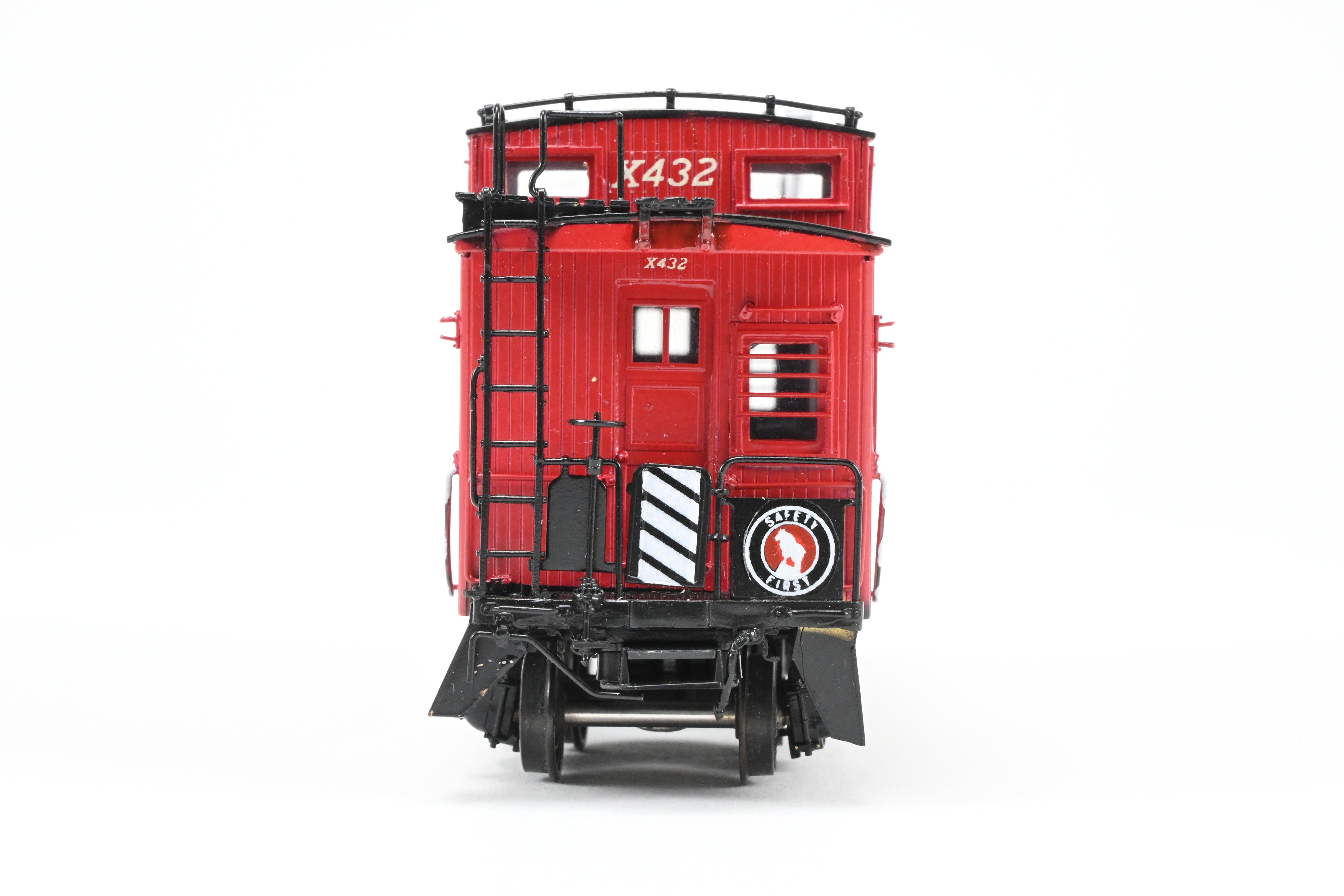 HO Scale Brass Model of Great Northern Wood Caboose X337/X432 with Standard Window - Collector's Edition FP #X432 from Beaver Creek Model Co.