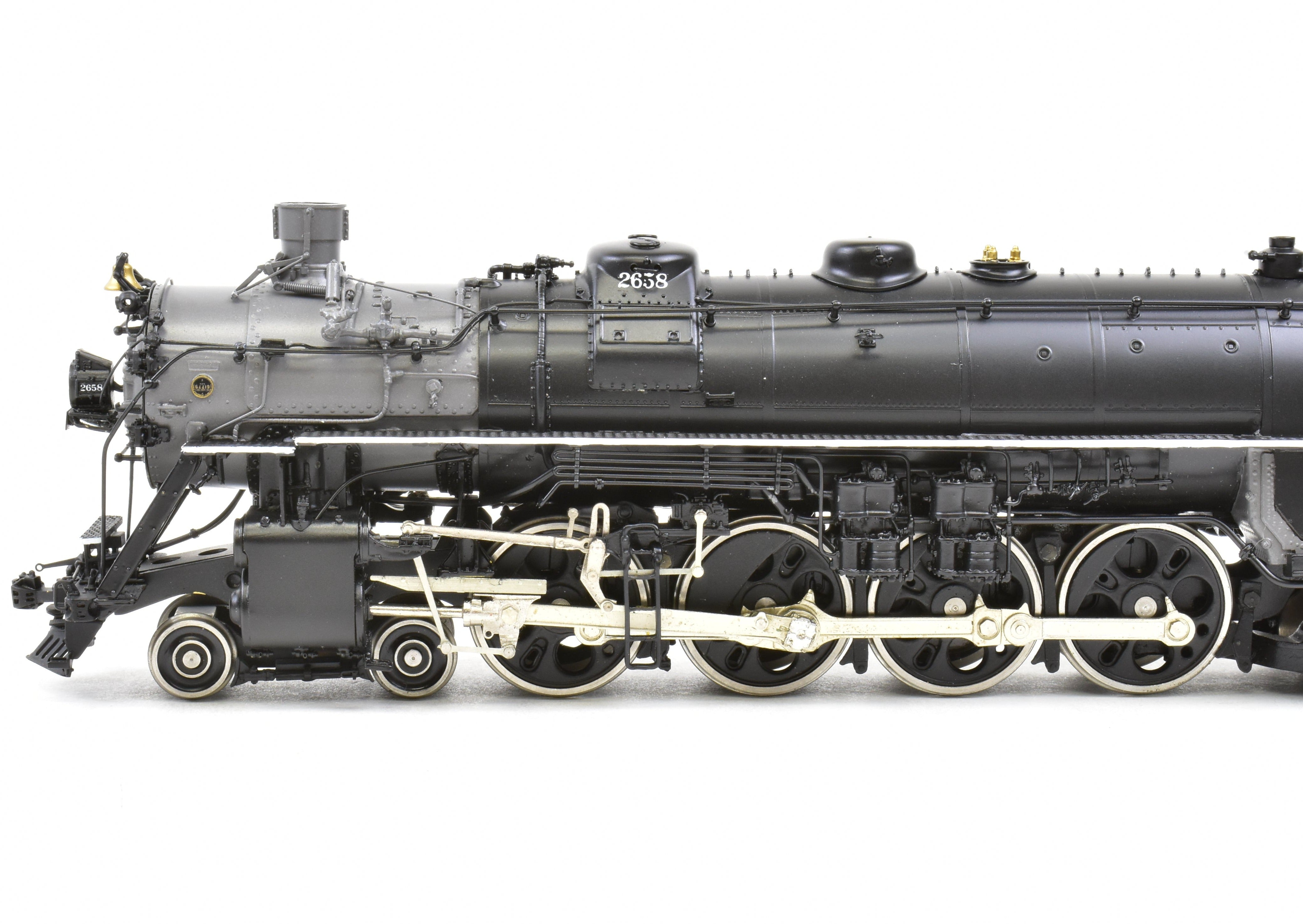 HO Scale Brass W&R Enterprises NP Northern Pacific A-2 4-8-4 Locomotive #2658