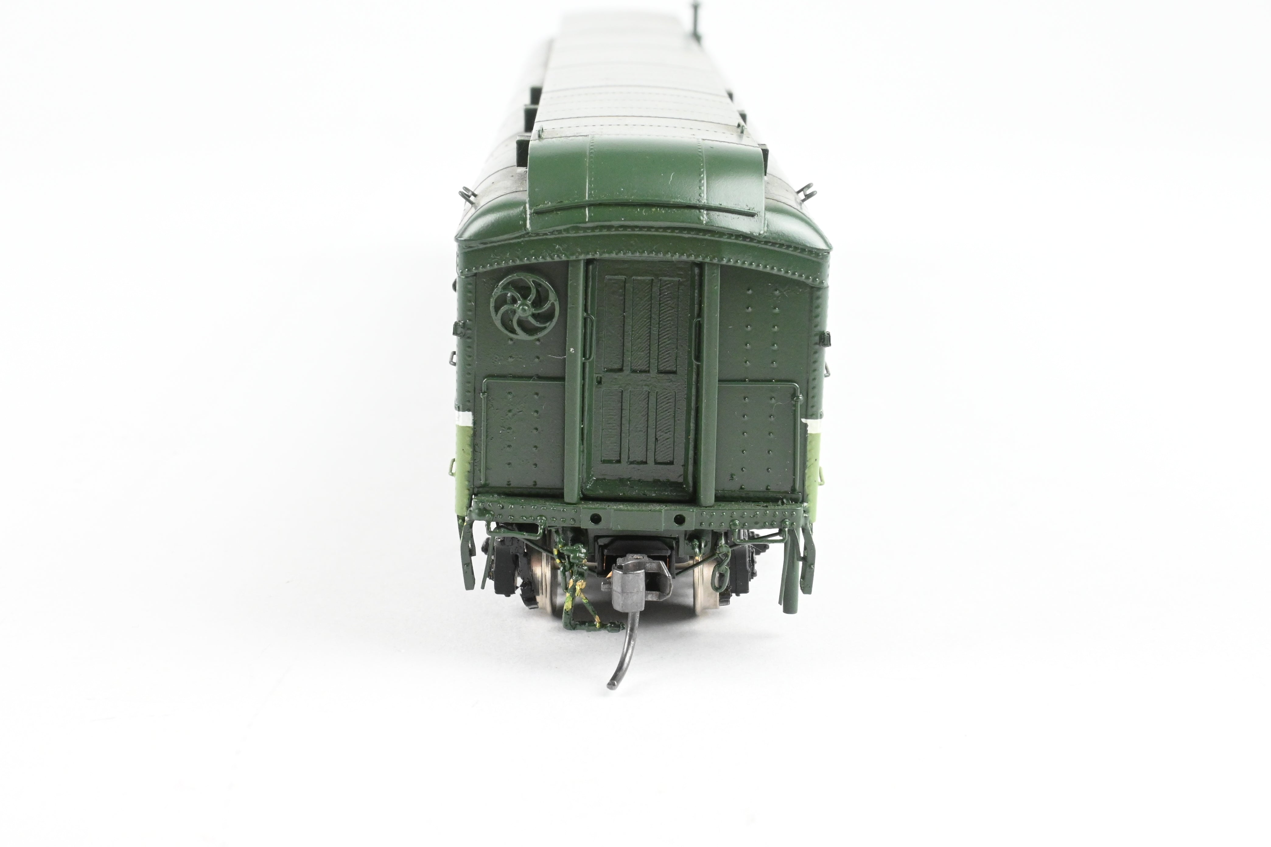 HO Scale Brass Northern Pacific RPO Car Model by W&R Enterprises, Custom Painted in Loewy Style, No. 1435