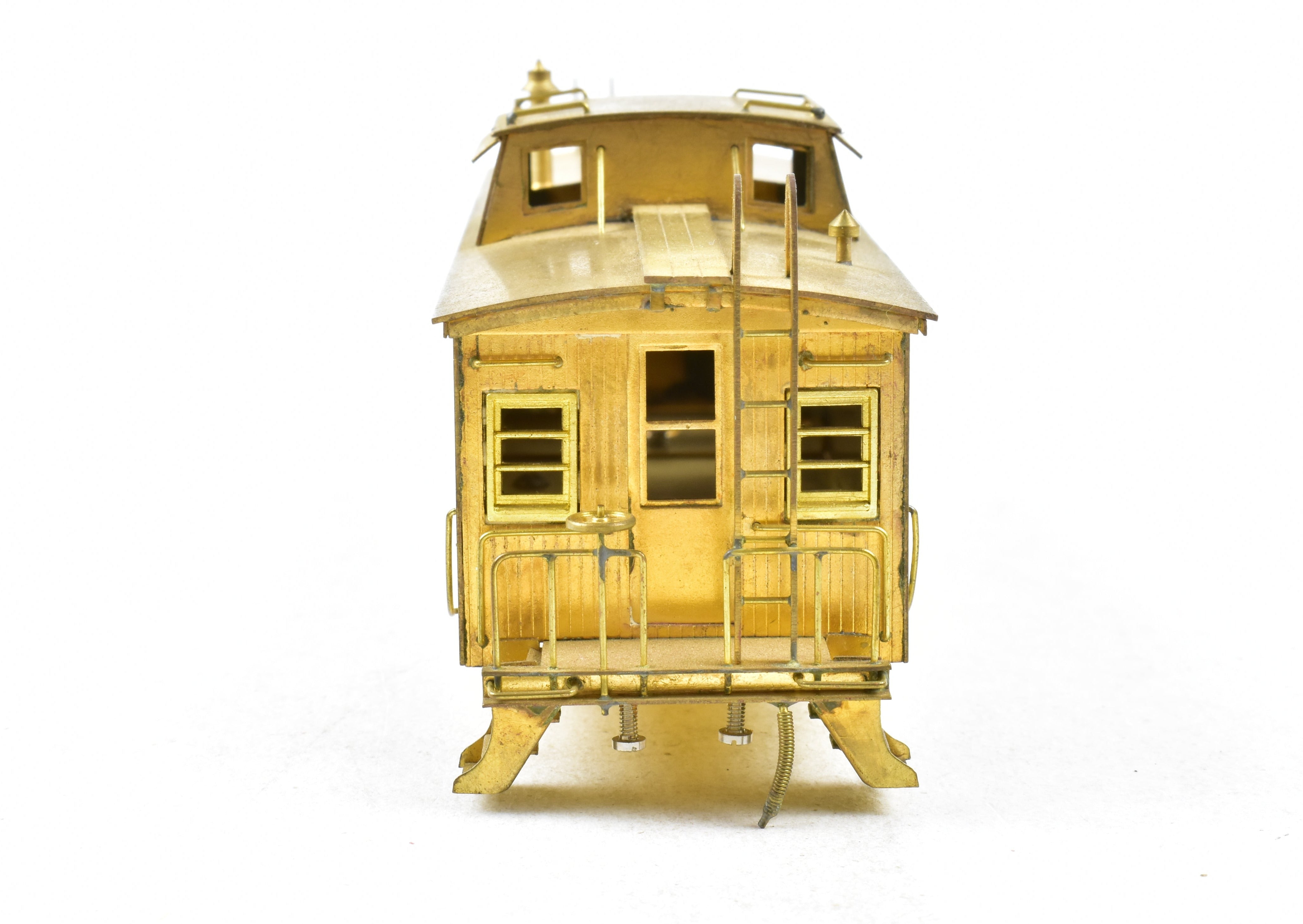 HO Scale Brass Union Pacific CA - 1 Wood Caboose Model by Trains Inc. with Detached Trucks