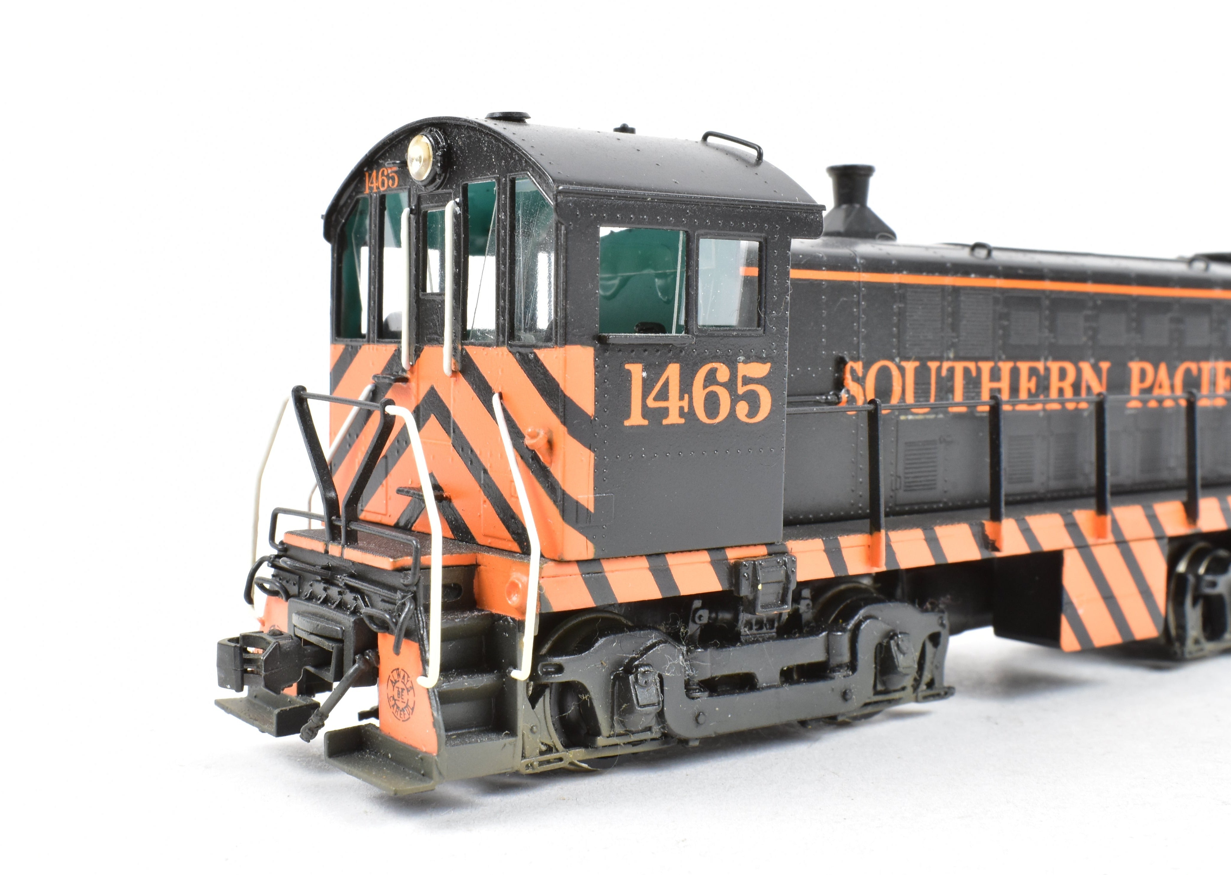 Custom Painted Tiger Stripe HO Brass ALCO S - 4 Switcher Model for Southern Pacific