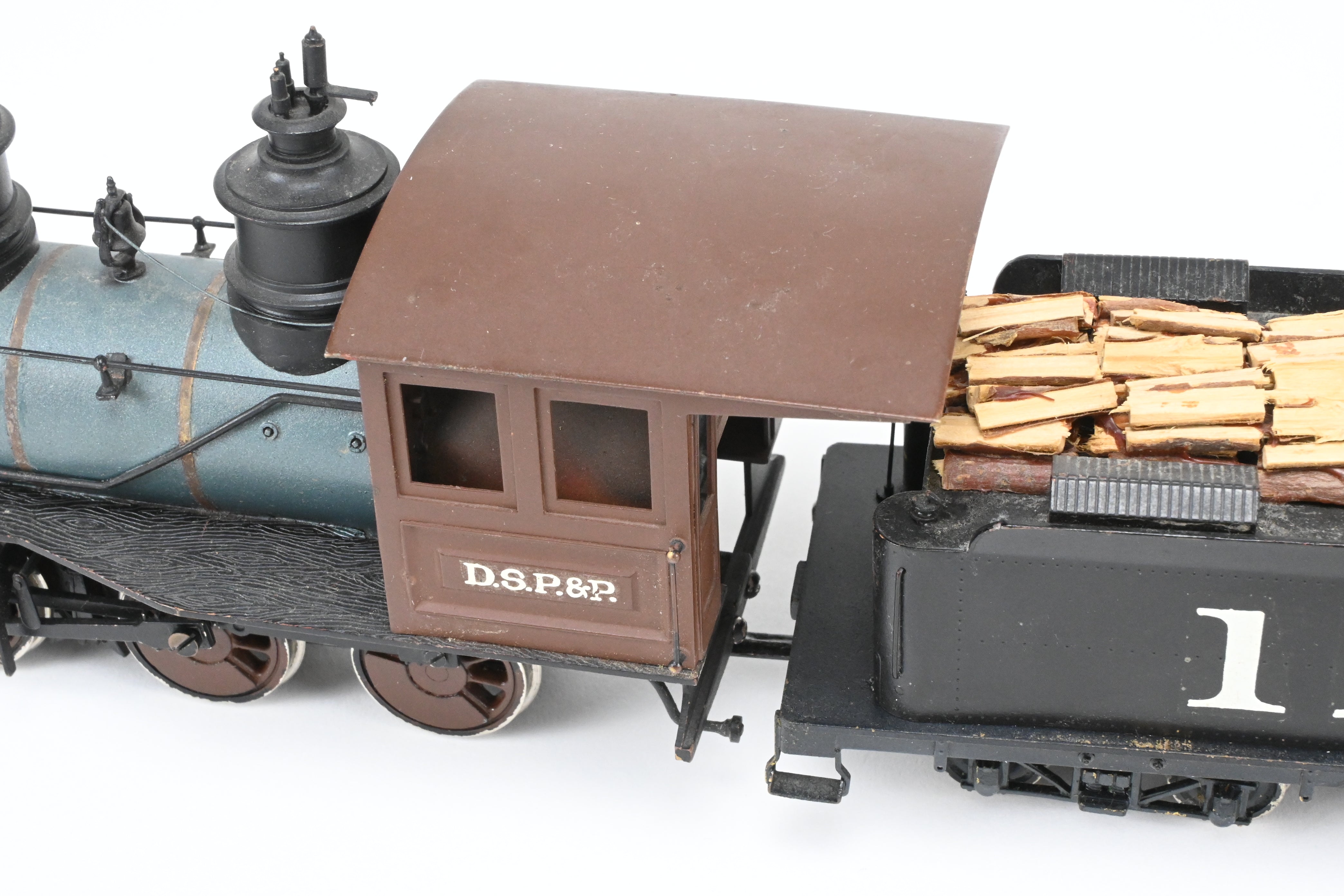 Upgraded Brass Balboa 2-6-0 Cook CP #113 Model with Can Motor