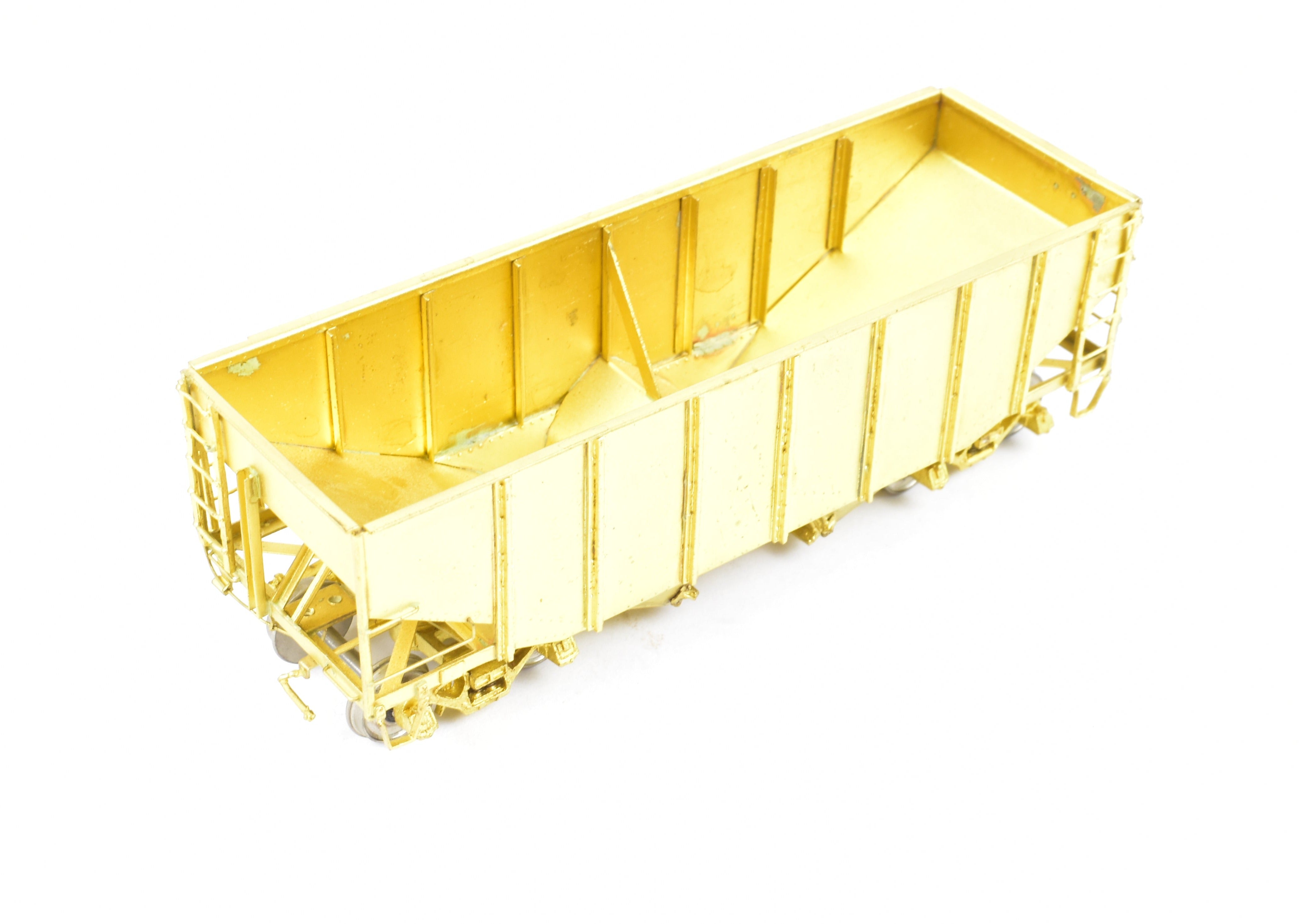 HO Scale Brass Western Maryland 55-Ton 2-Bay Hopper Car Model by Overland Models, Inc. (OMI)