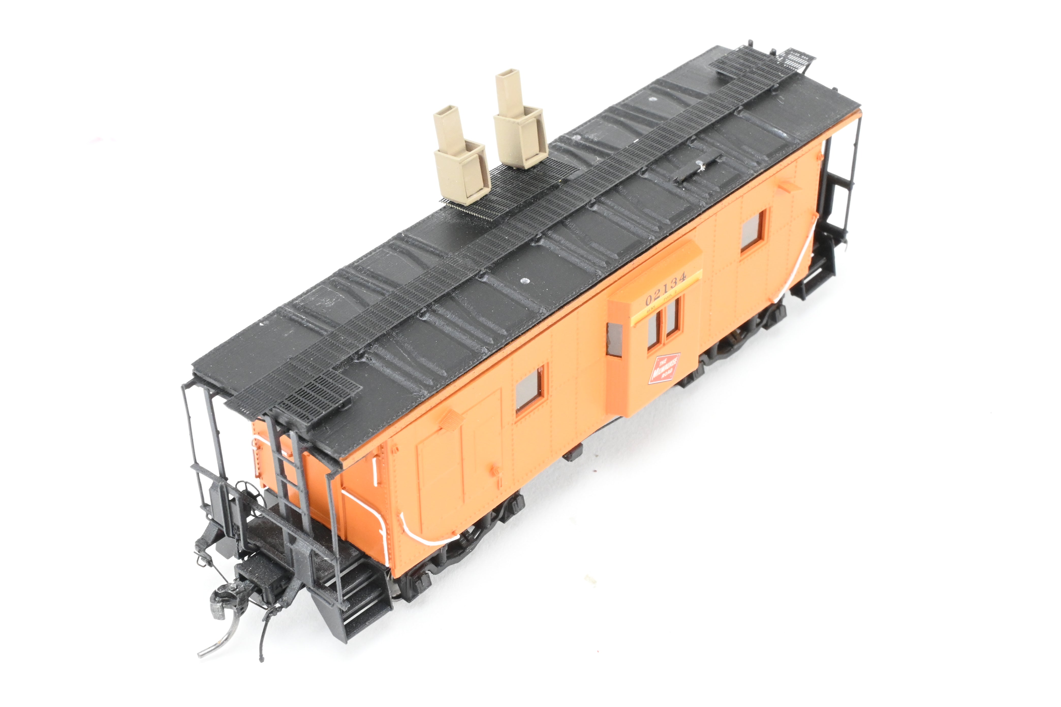 HO Scale 3D Printed Thrall Bay Window Caboose Model - Milwaukee Road #02134