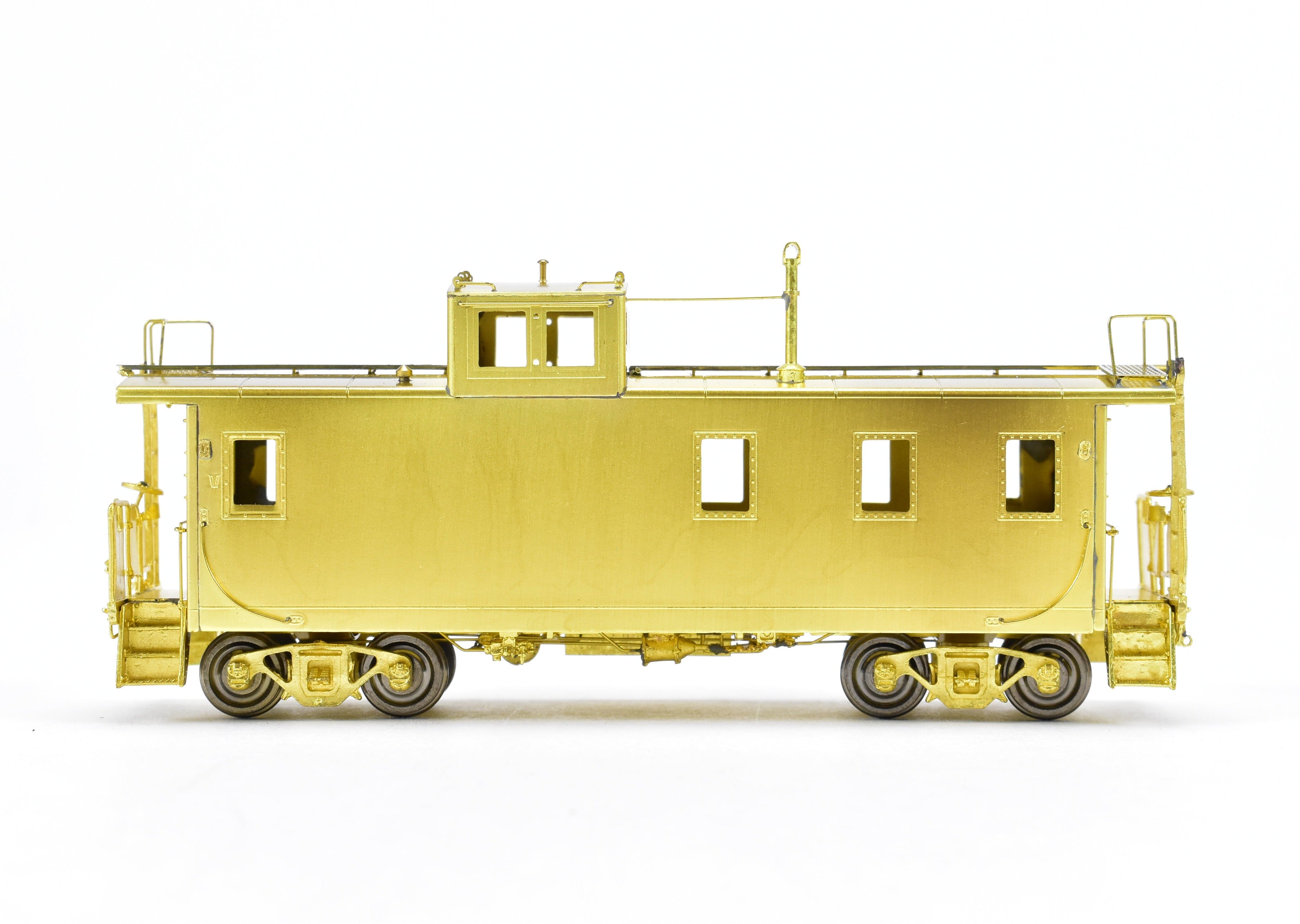 HO Scale Brass Model Railroad Caboose - OMI (Overland Models, Inc.) Great Northern Steel Caboose from 1949 Era, Nos. X295 - 309