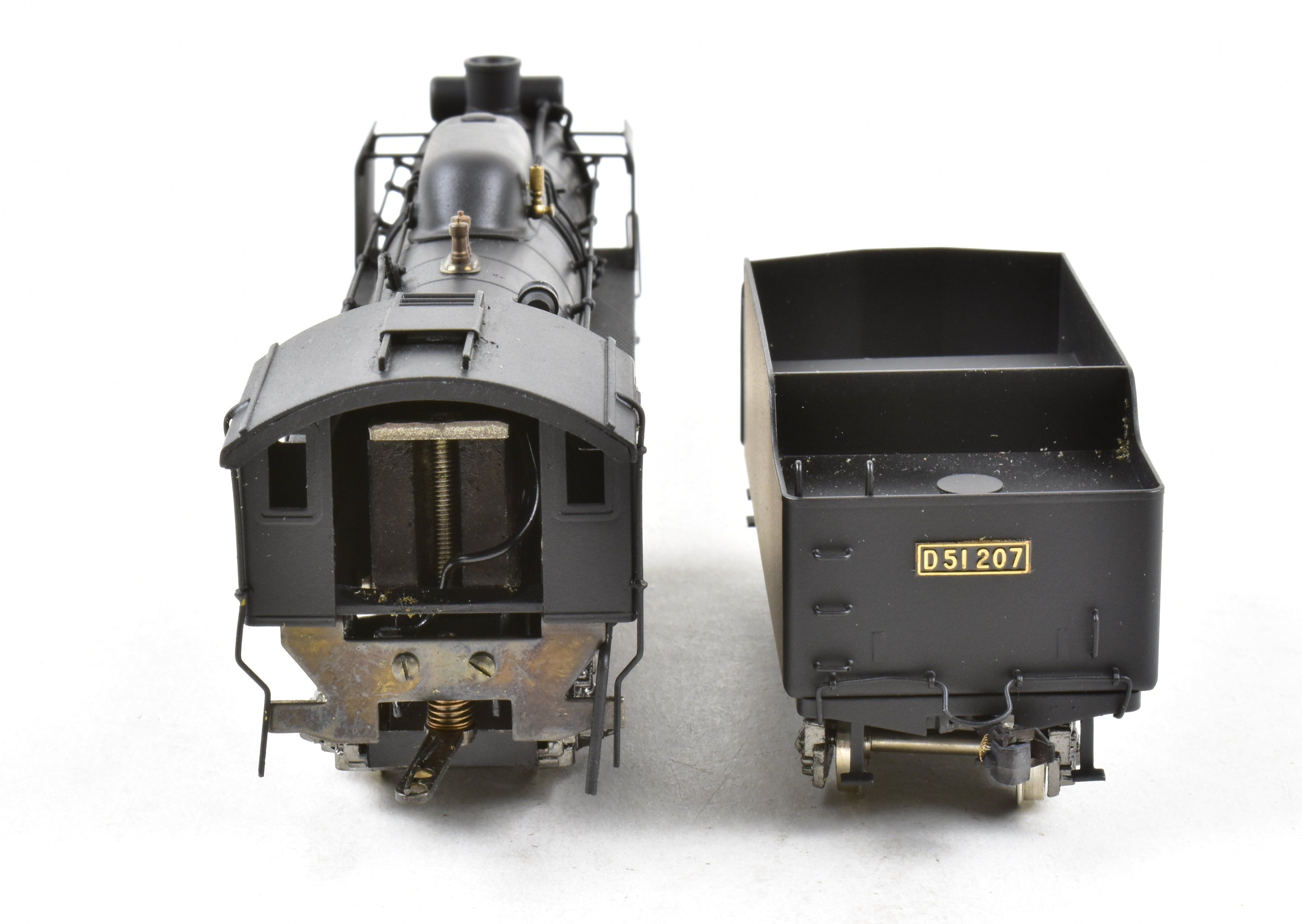 1/80 J-Scale Brass KTM Katsumi JNR D51 2-8-2 FP Model Train
