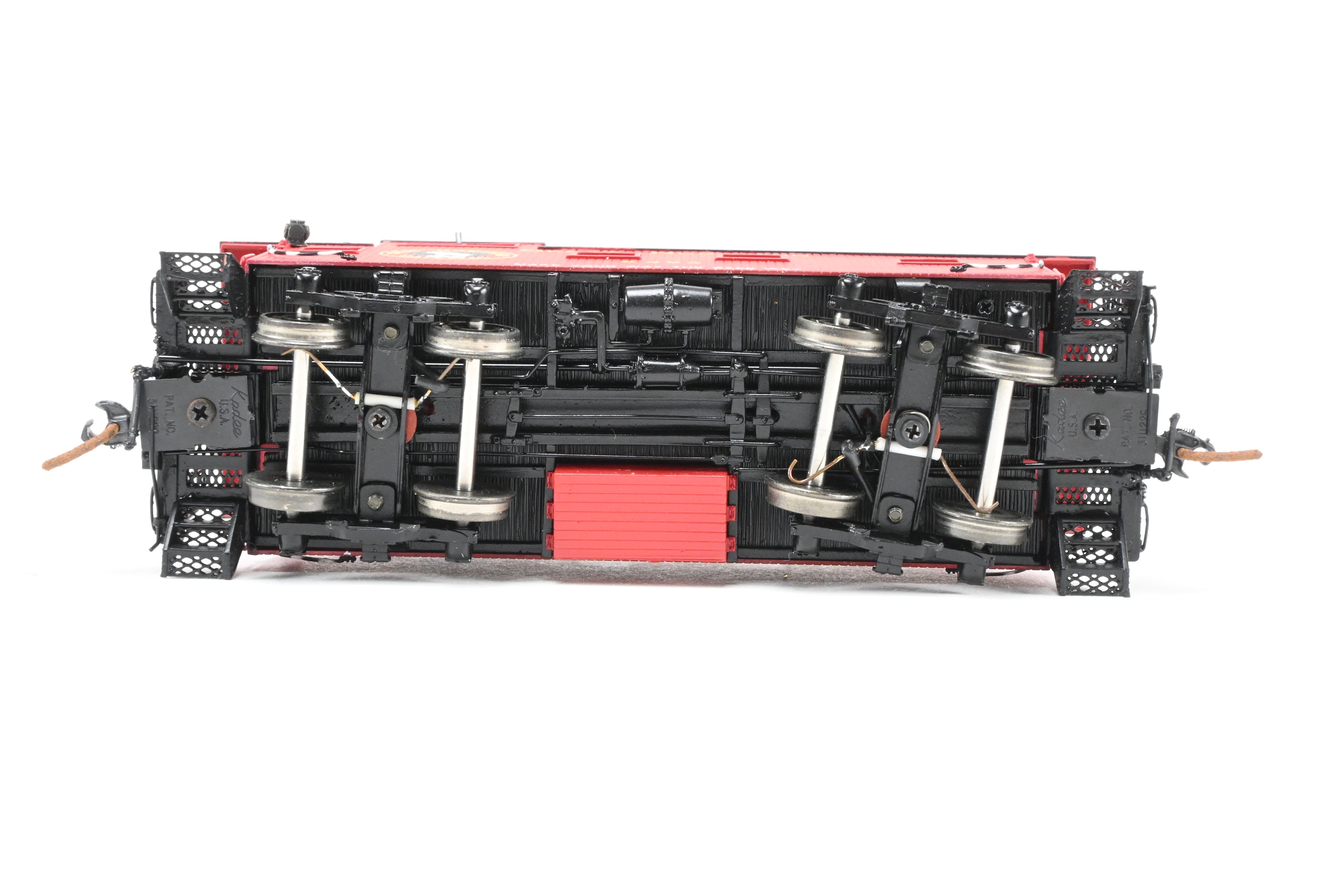 HO Scale Brass 25' Wood Caboose by Challenger Imports with Marker Lights