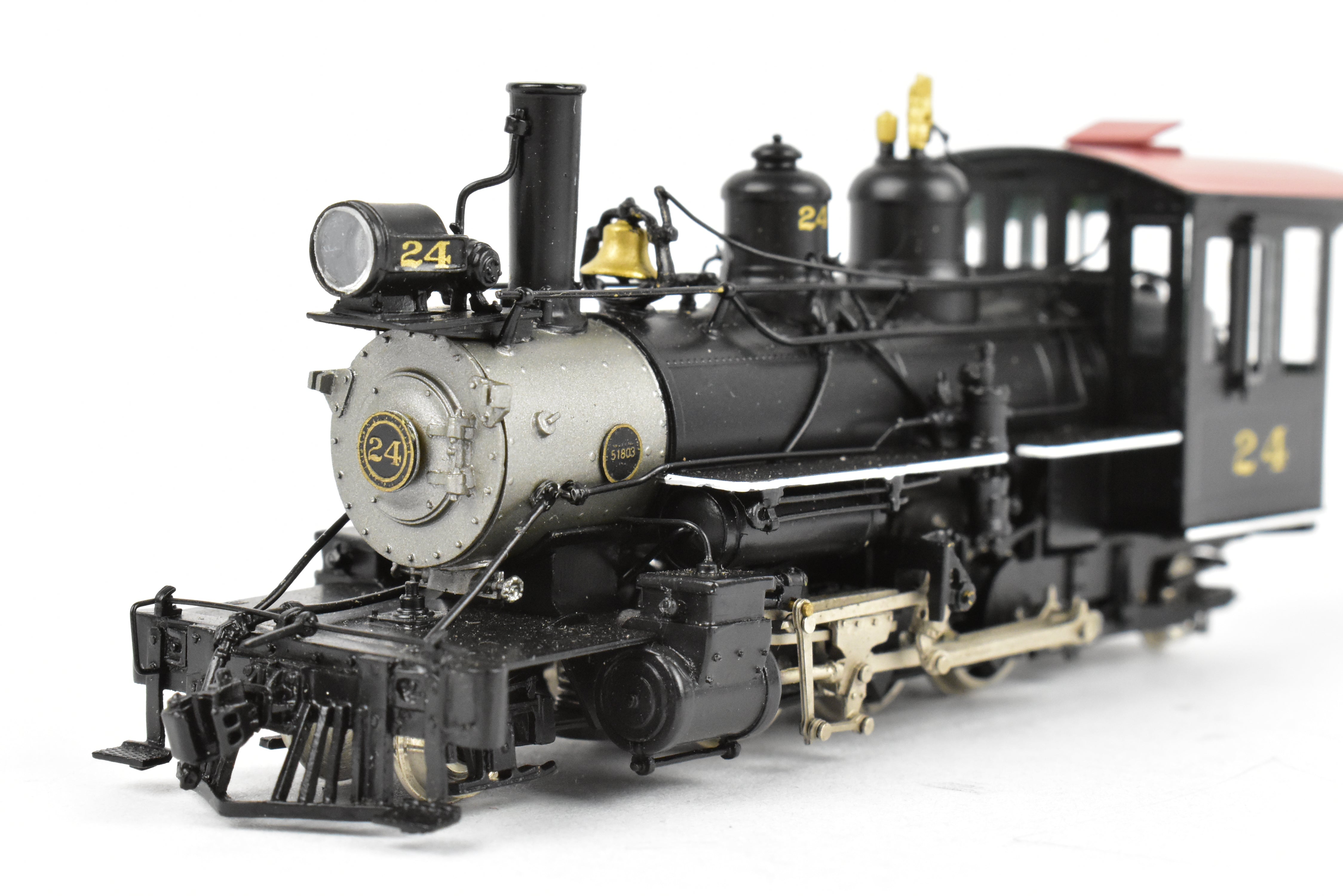 HOn30 Scale Brass Model Train & Trooper of Sandy River & Rangeley Lakes #24 2-6-2 FP - Ideal for Maine Narrow Gauge Enthusiasts