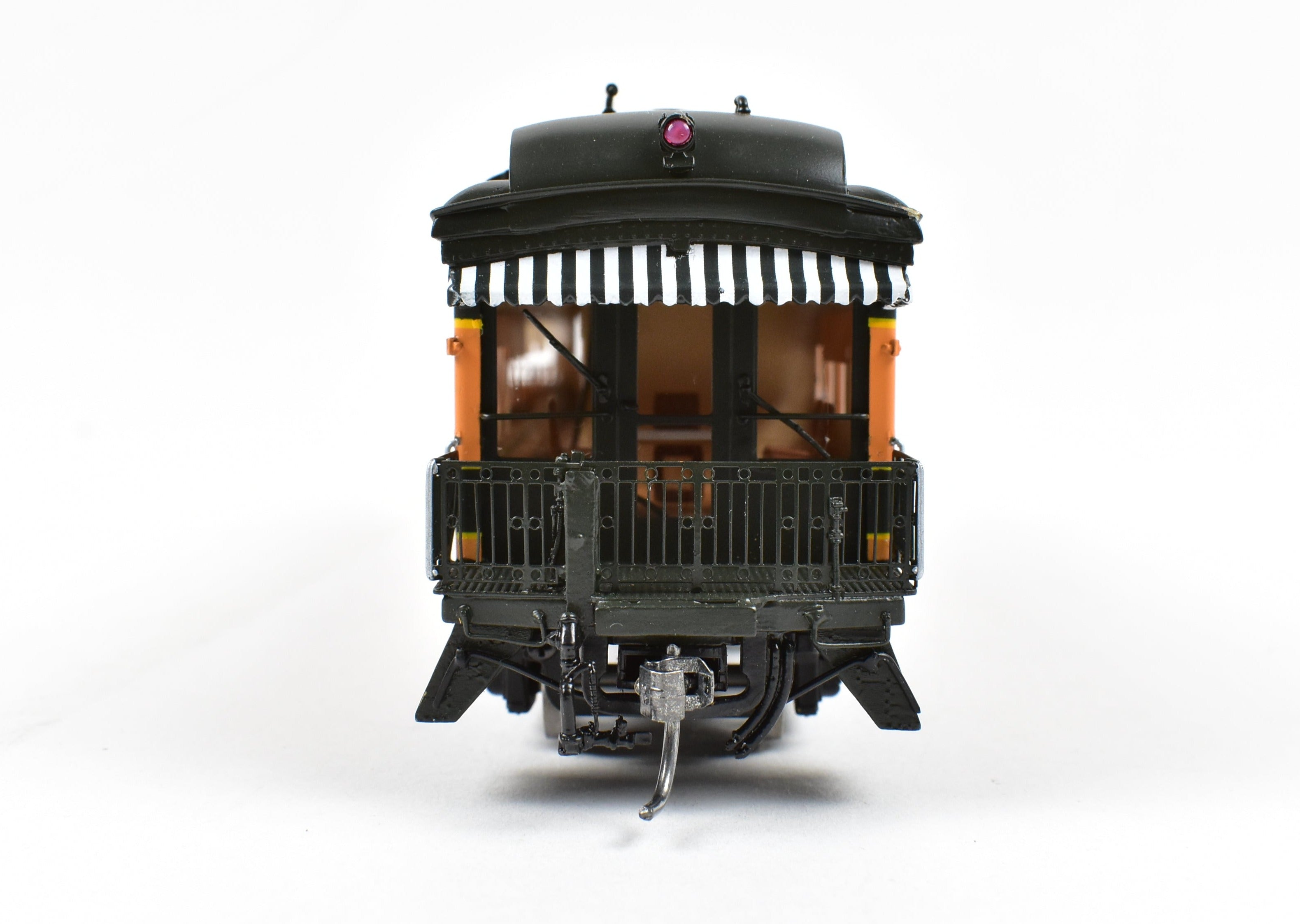 High - Quality HO Scale New Brass Model Train of North Bank Line and Great Northern 2nd A3 Business Car in Empire Builder Design