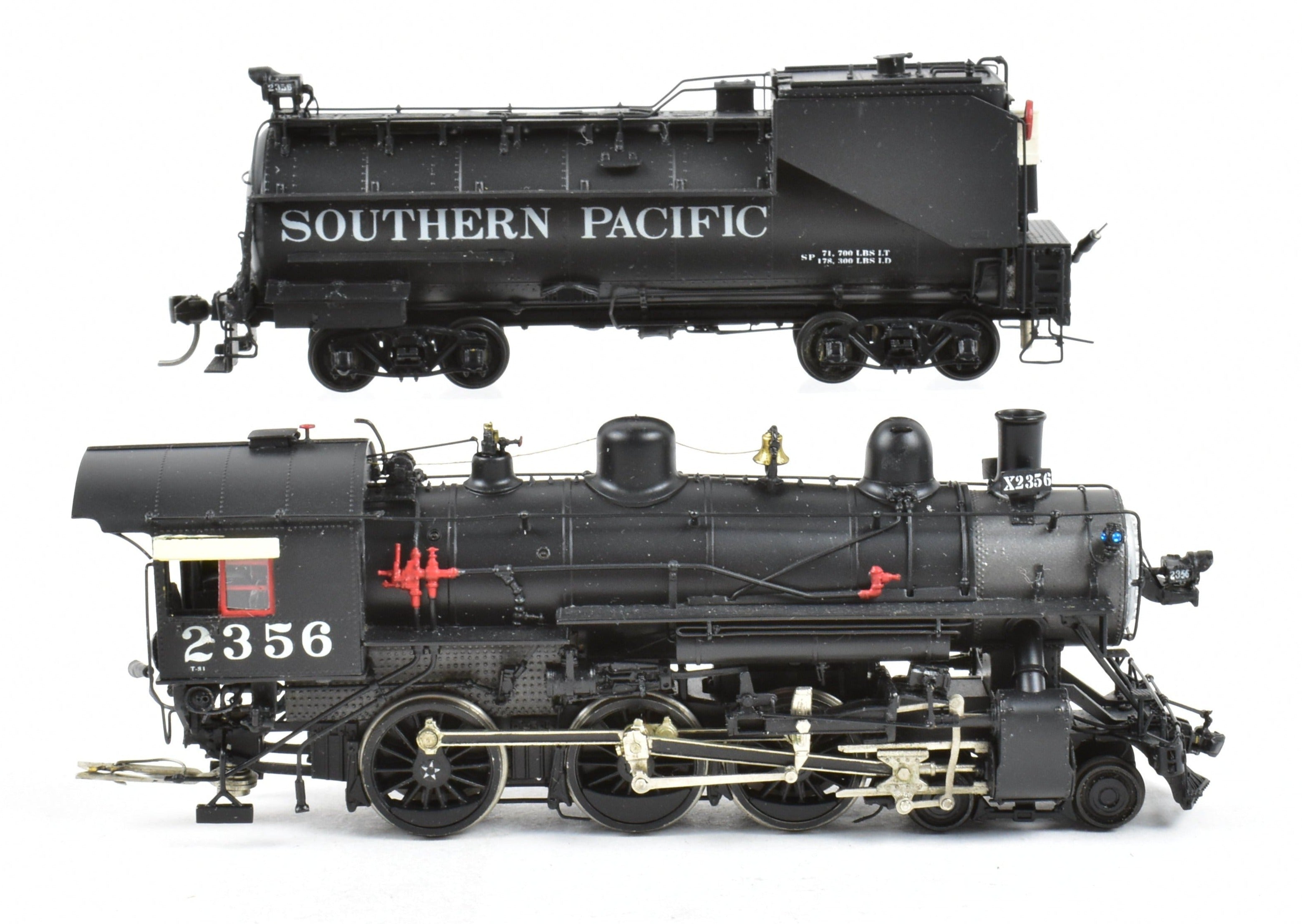 HO Brass Precision Scale Co. SP Southern Pacific Class T-31 4-6-0 Professionally Painted & Detailed Model