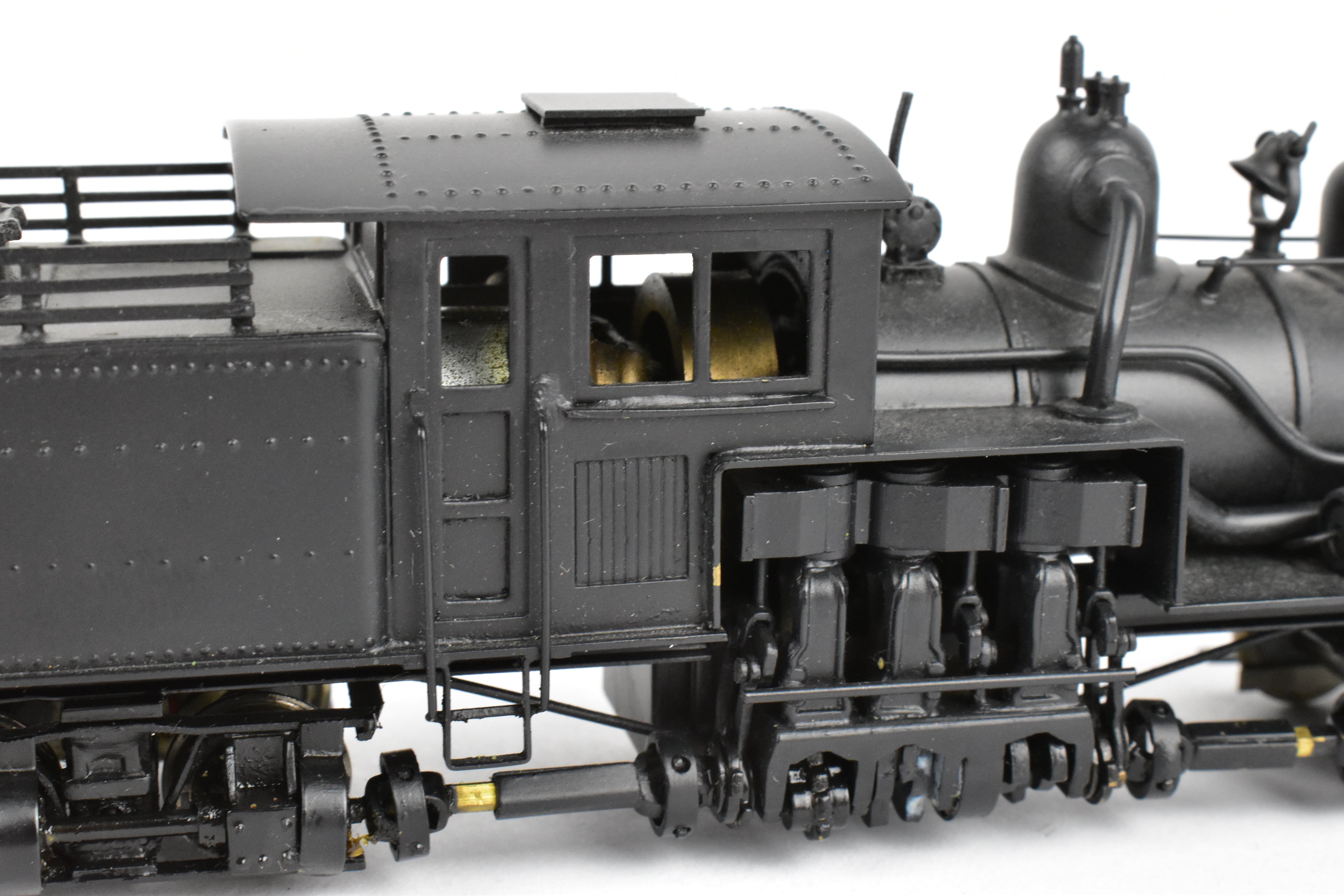 High - Quality HO Scale Brass PFM - United 2 - Truck Class B Shay Geared Locomotive for Model Railroads, CP Version Without Lettering