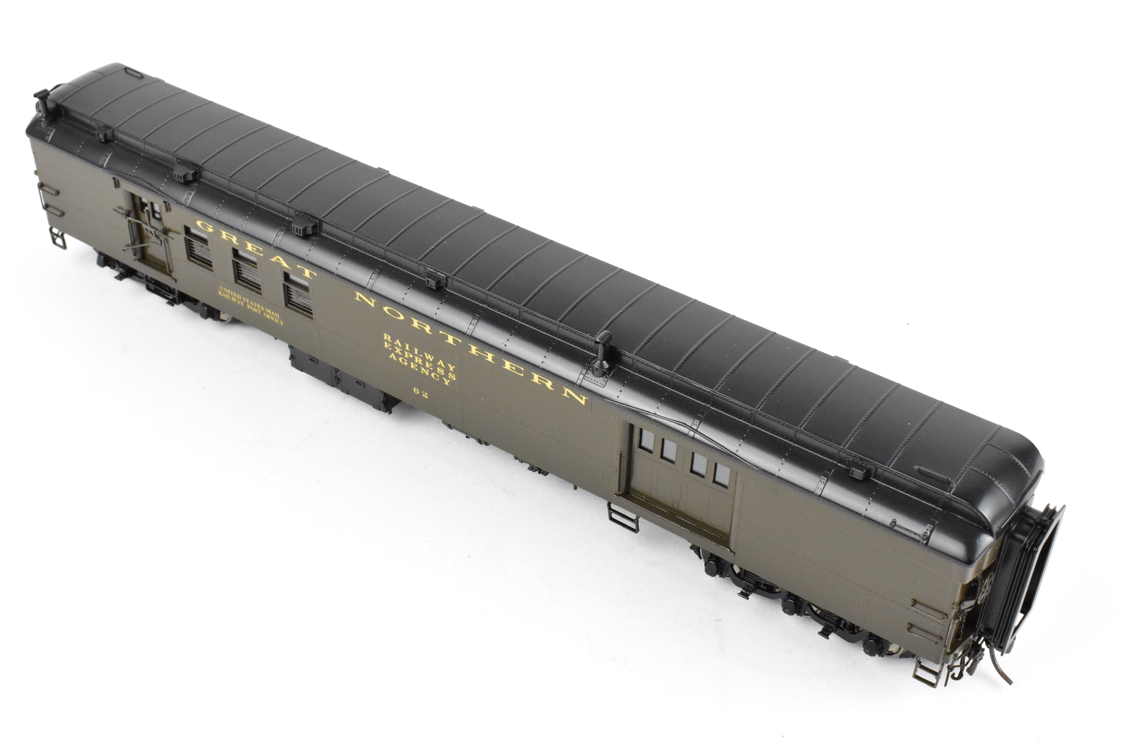 High - Quality HO Scale Brass Challenger Imports CIL - Great Northern HW Baggage Mail Express Car Model Series #52 - #71 with FP #62