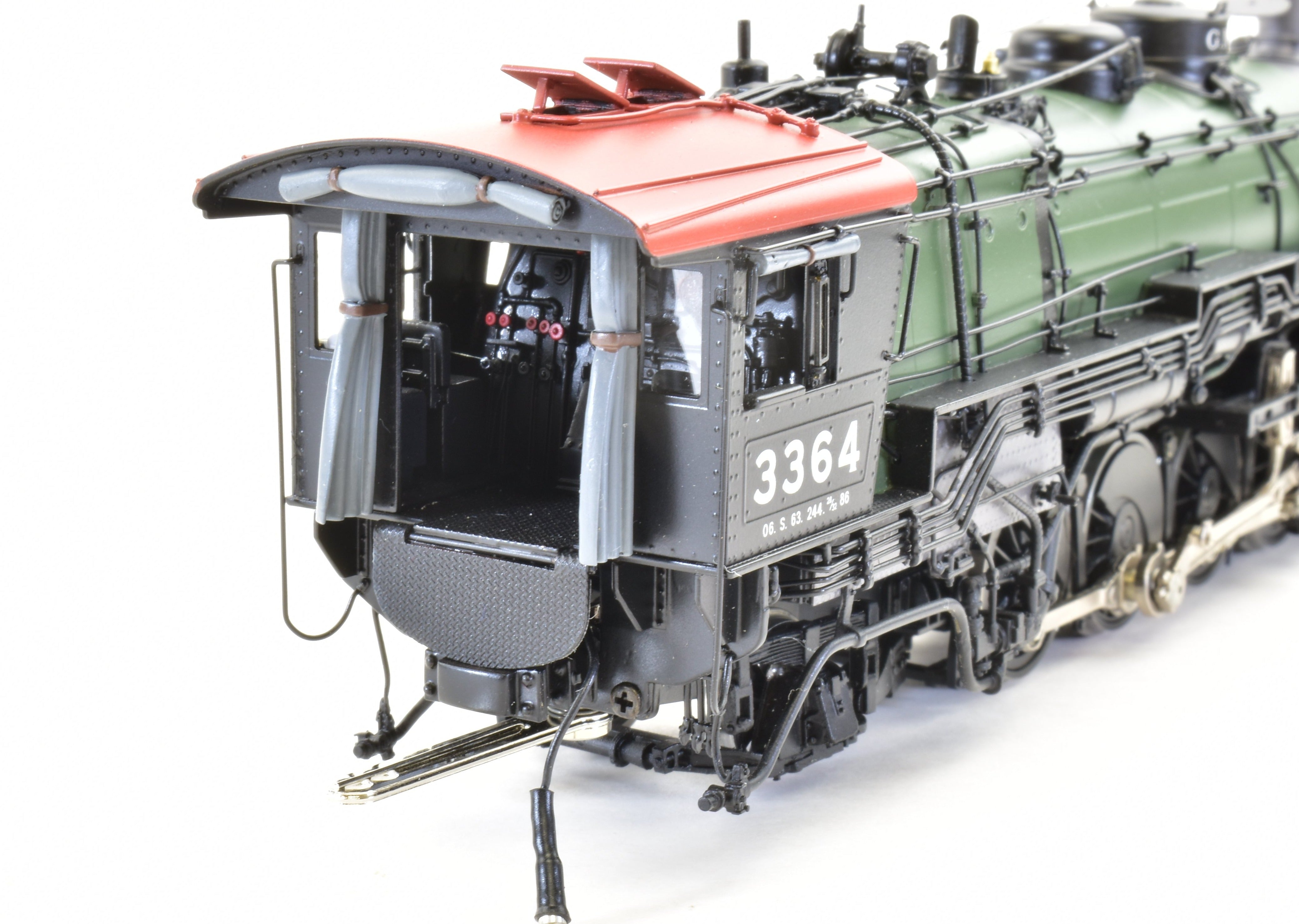 HO Scale Brass Model Train Engine - W&R Enterprises Great Northern O - 6 2 - 8 - 2 Version 2, FP #3364