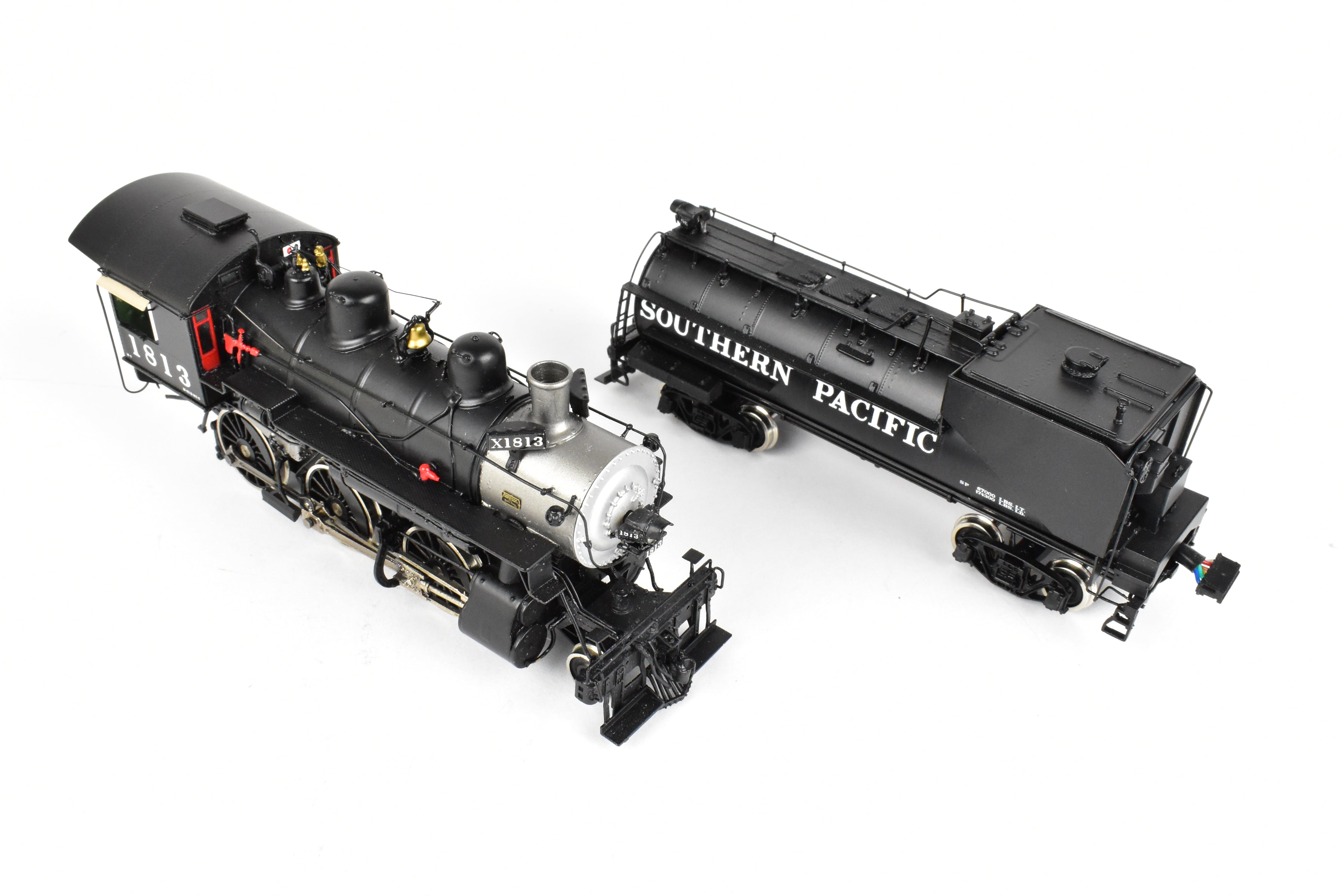 HO Scale Brass Model Train - Sunset Models Southern Pacific M - 9 2 - 6 - 0 FP Locomotive No. 1813 Equipped with QSI DCC and Sound System