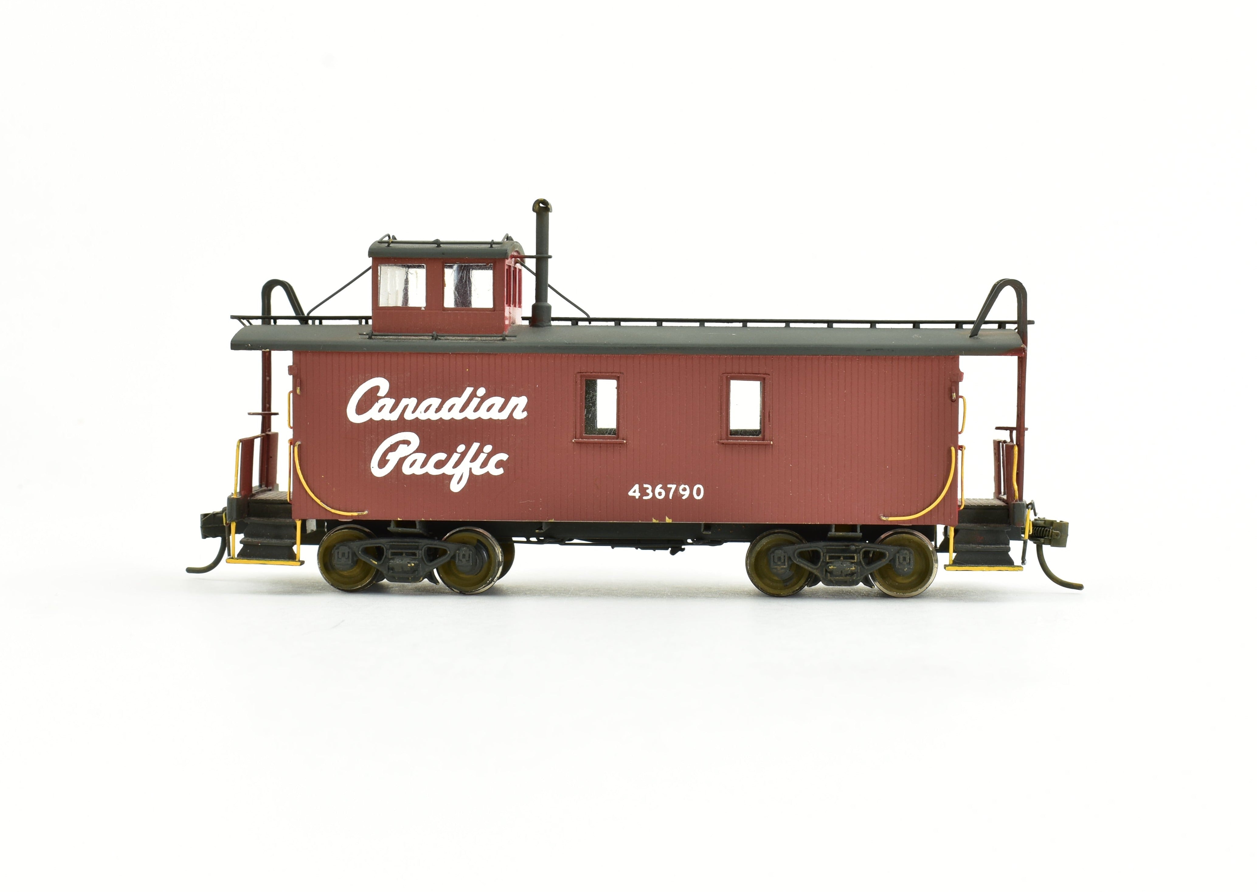 Custom Painted HO Brass Van Hobbies Canadian Pacific Railway Wood Sheathed Caboose