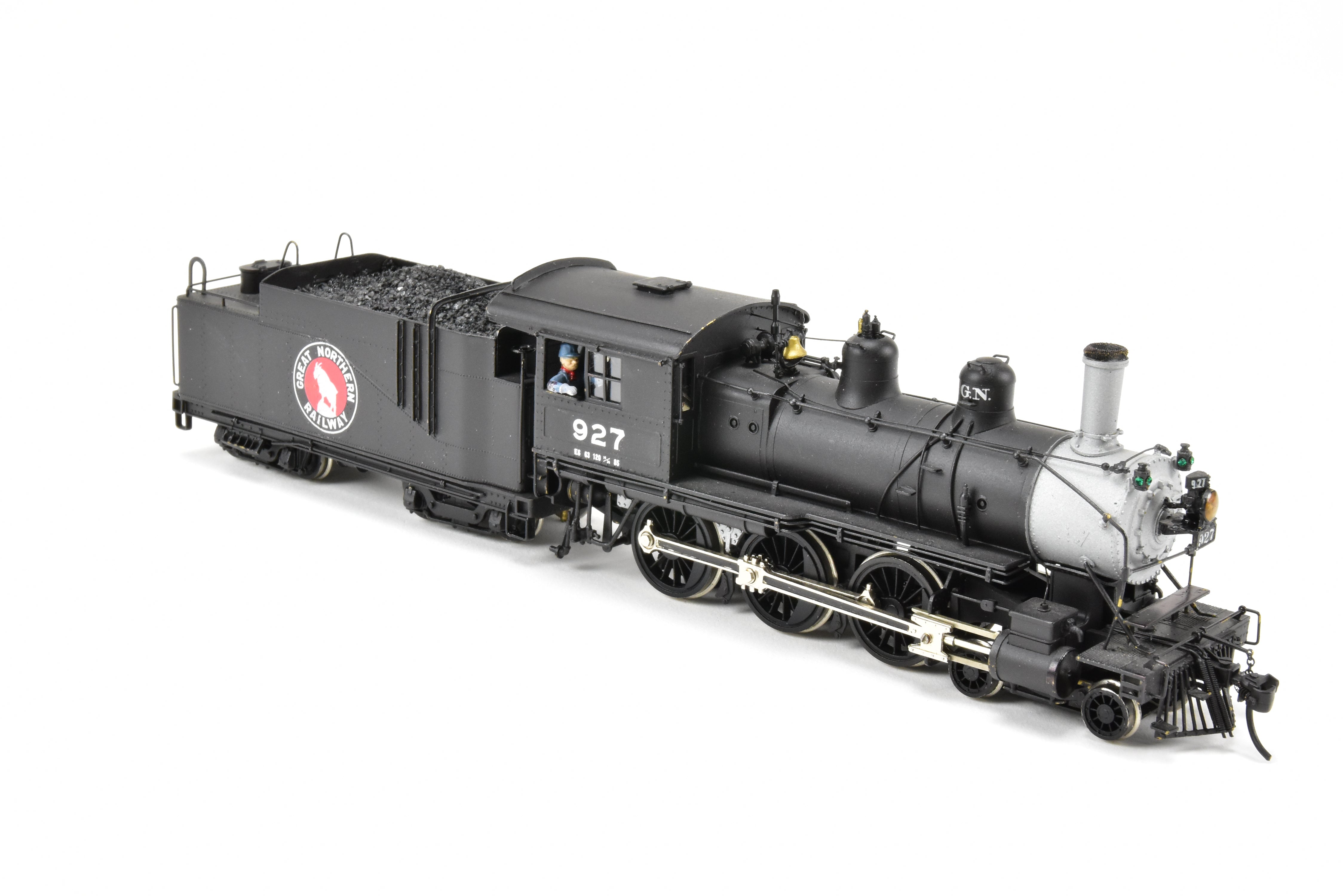 High - Quality HO Scale Brass Pacific Fast Mail (PFM) United Great Northern E - 6 4 - 6 - 0 Ten Wheeler Professionally Painted Model Locomotive #927
