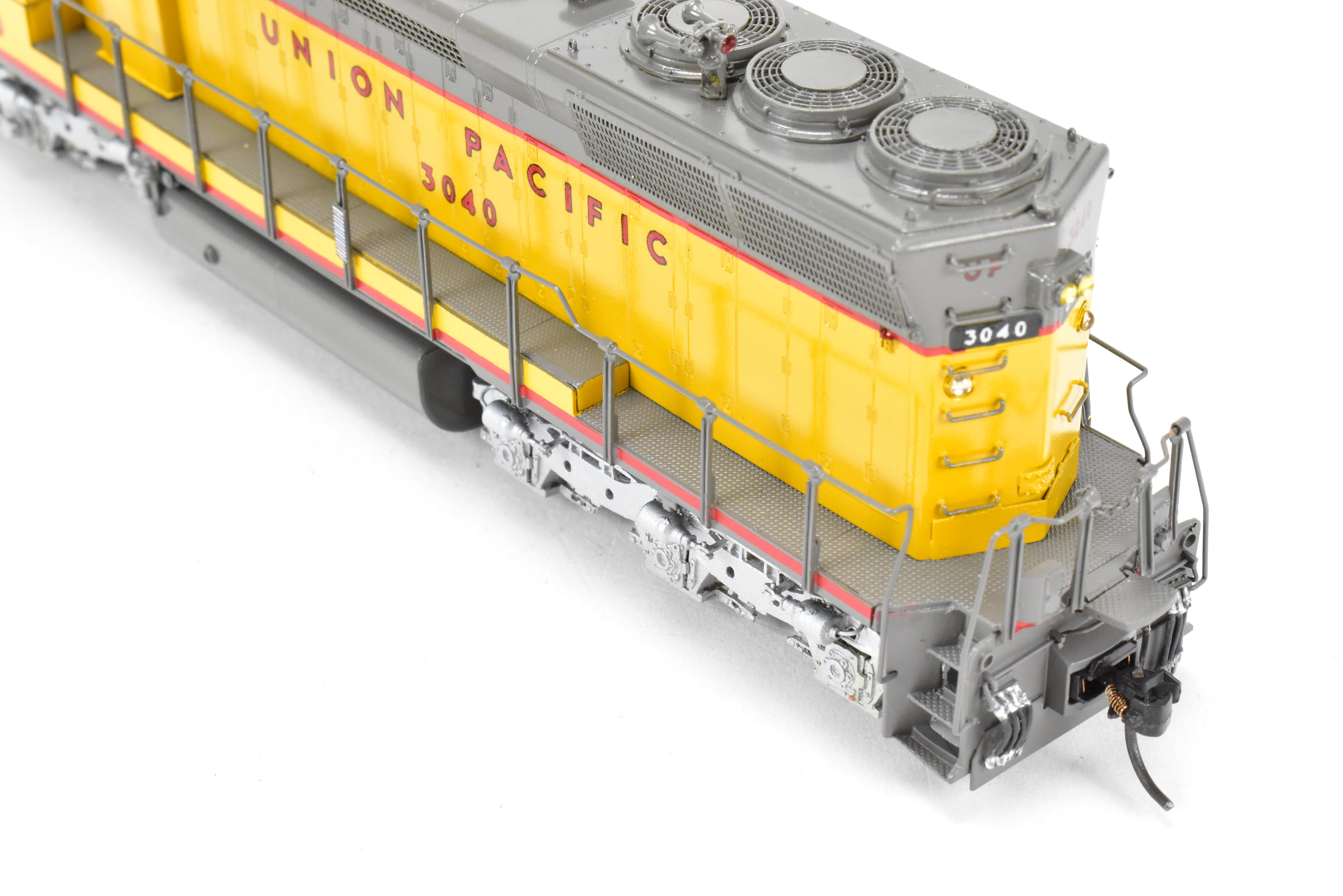 HO Scale Brass Model Train - Overland Models Inc. Union Pacific EMD SD40X Locomotives Nos. 3040 - 3045 with Flared Radiators, Featuring CP #3040