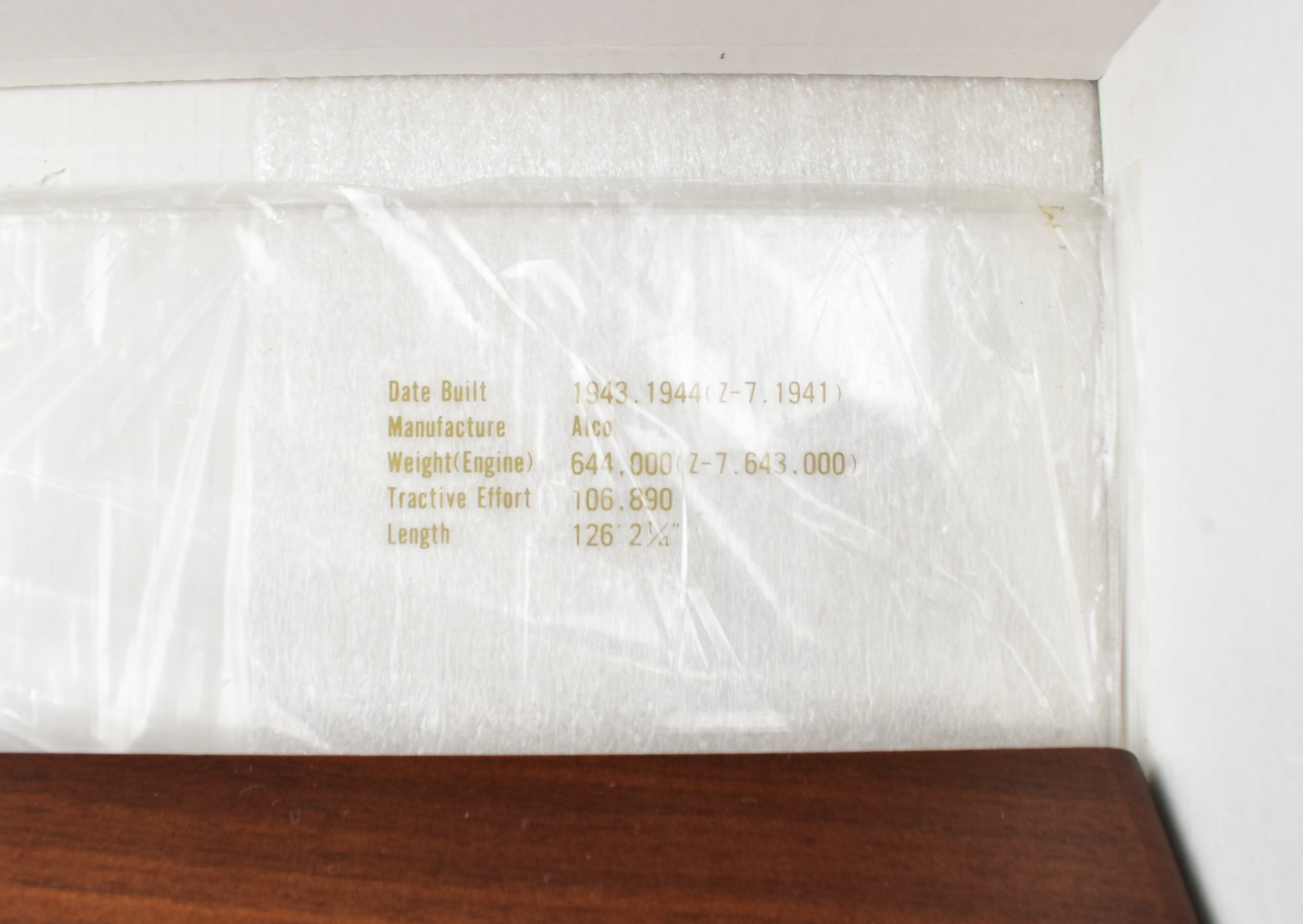 1995 HO Brass PFM - Tenshodo Northern Pacific Class Z-7 4-6-6-4 FP Model
