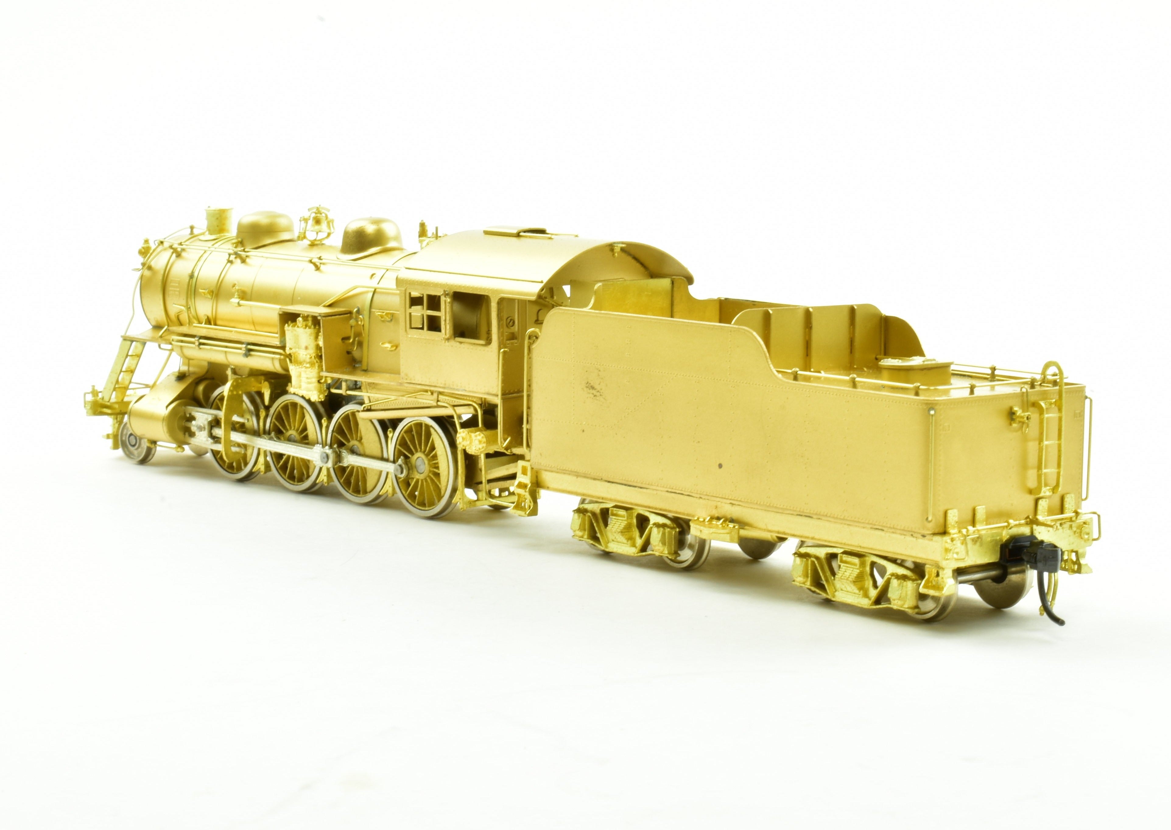 HO Scale Brass Model Key Imports Rutland Railroad G - 34 2 - 8 - 0 Consolidation Steam Locomotive with Stoker Engine