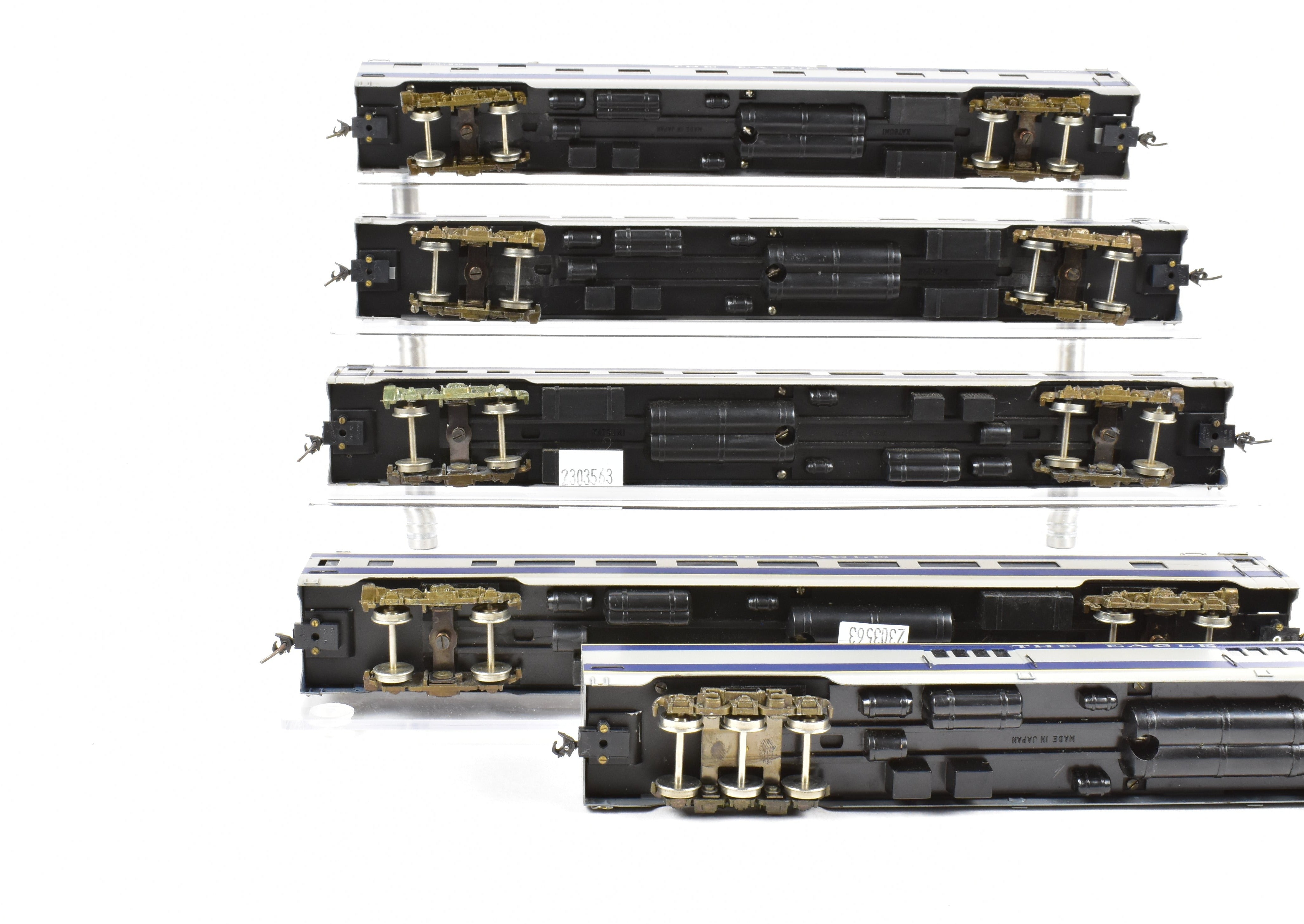 HO Brass Balboa Missouri Pacific The Eagle 5-Car Factory-Painted Passenger Train Set