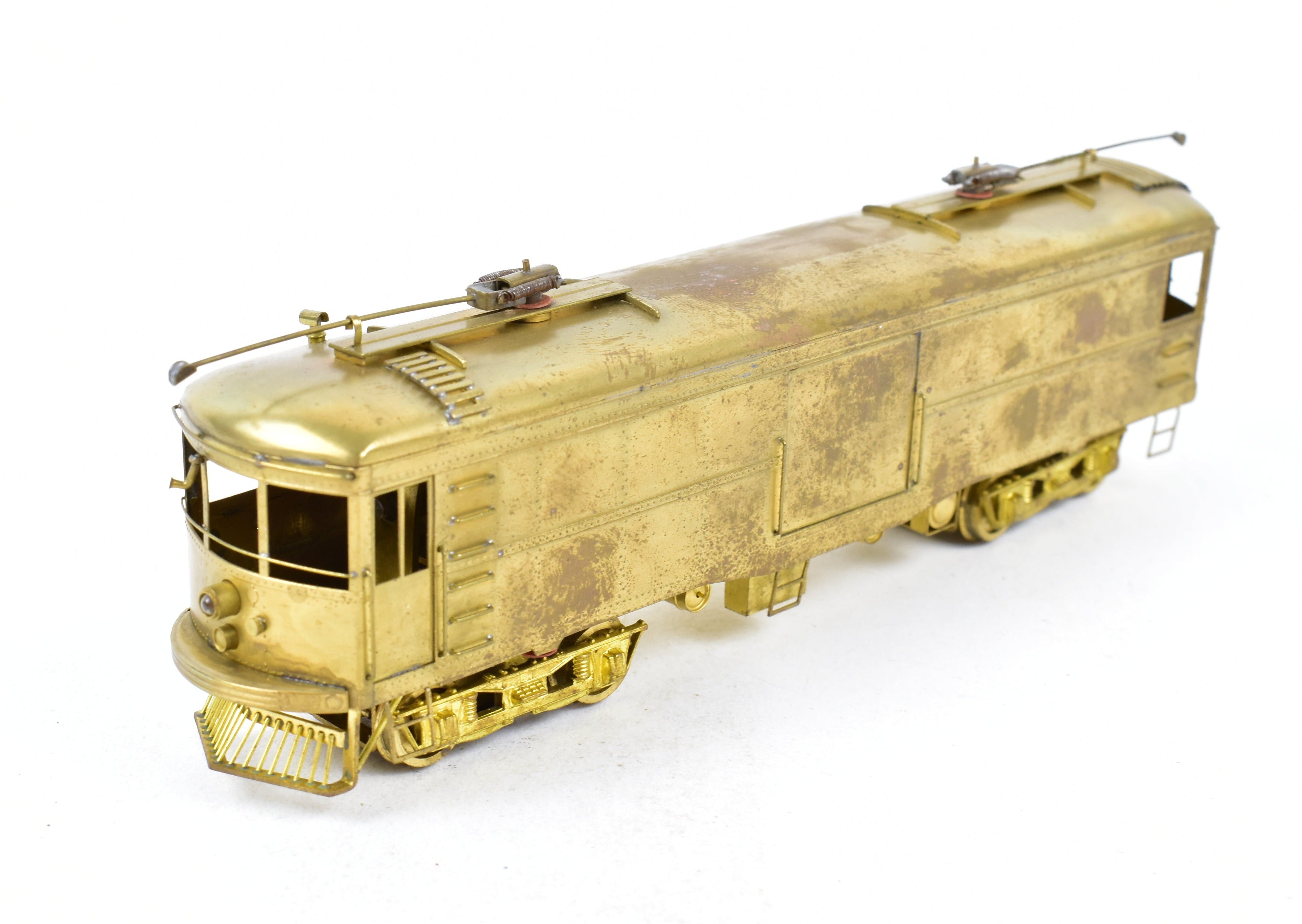 HO Scale Brass Ken Kidder Cincinnati & Lake Erie (C&LE) Box Cab Freight Motor Model in As-Is Condition