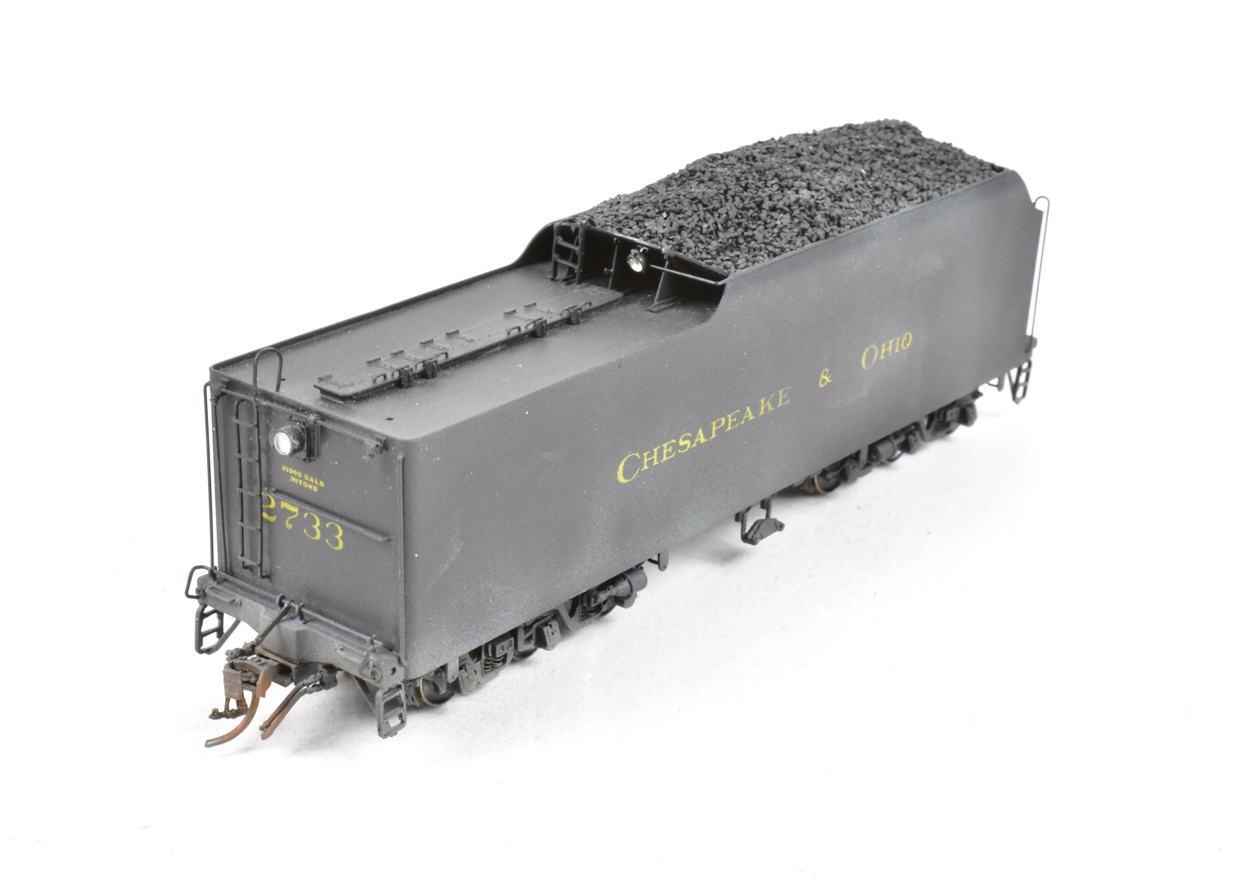 HO Brass Precision Scale Co. C&O K-4 Class 2-8-4 No. 2733 DCC Sound Model