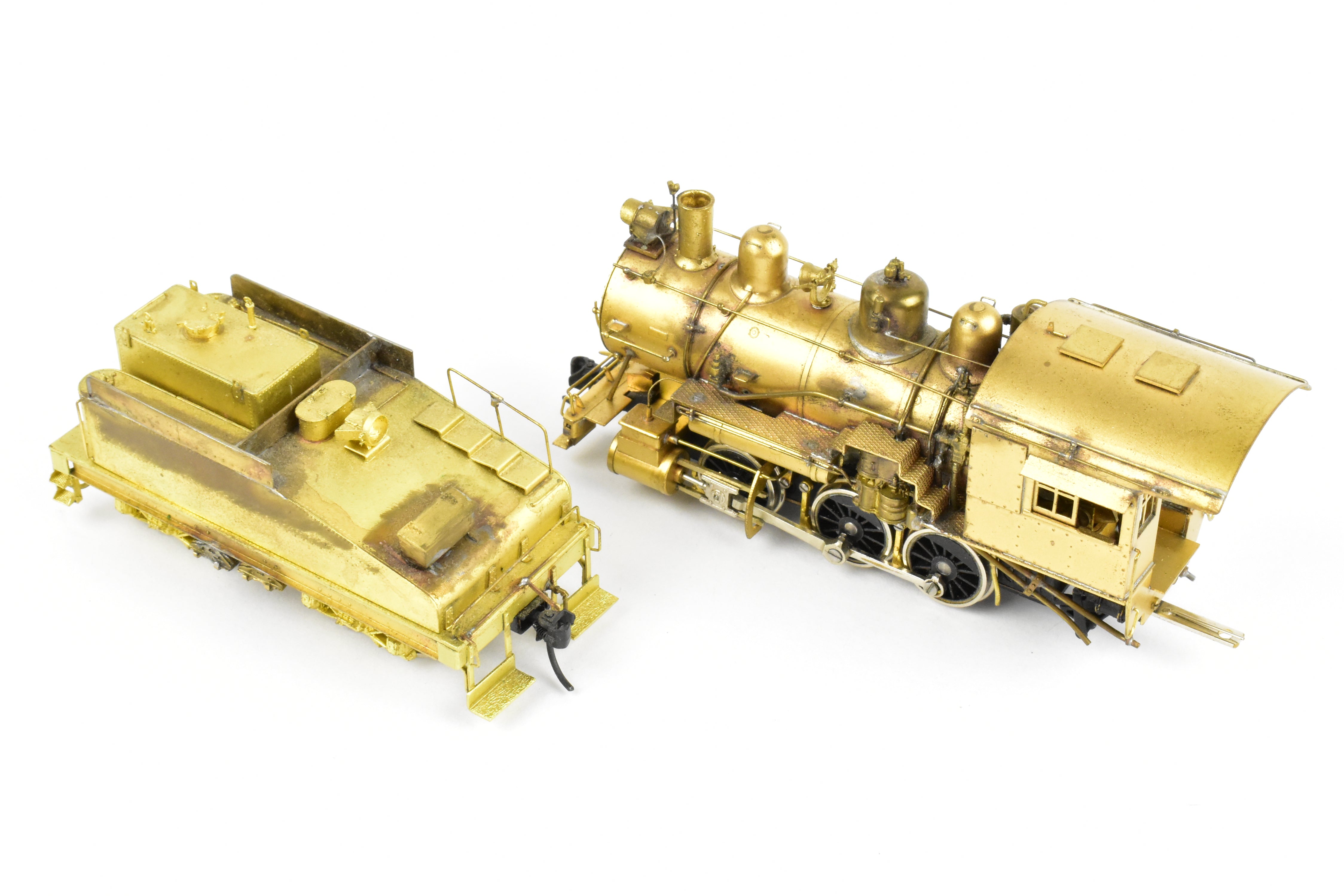 Custom HO Scale Brass Missouri Pacific 0-6-0 No. 9520 Locomotive Model Scratch Built by Joe G. Collias - One of a Kind!