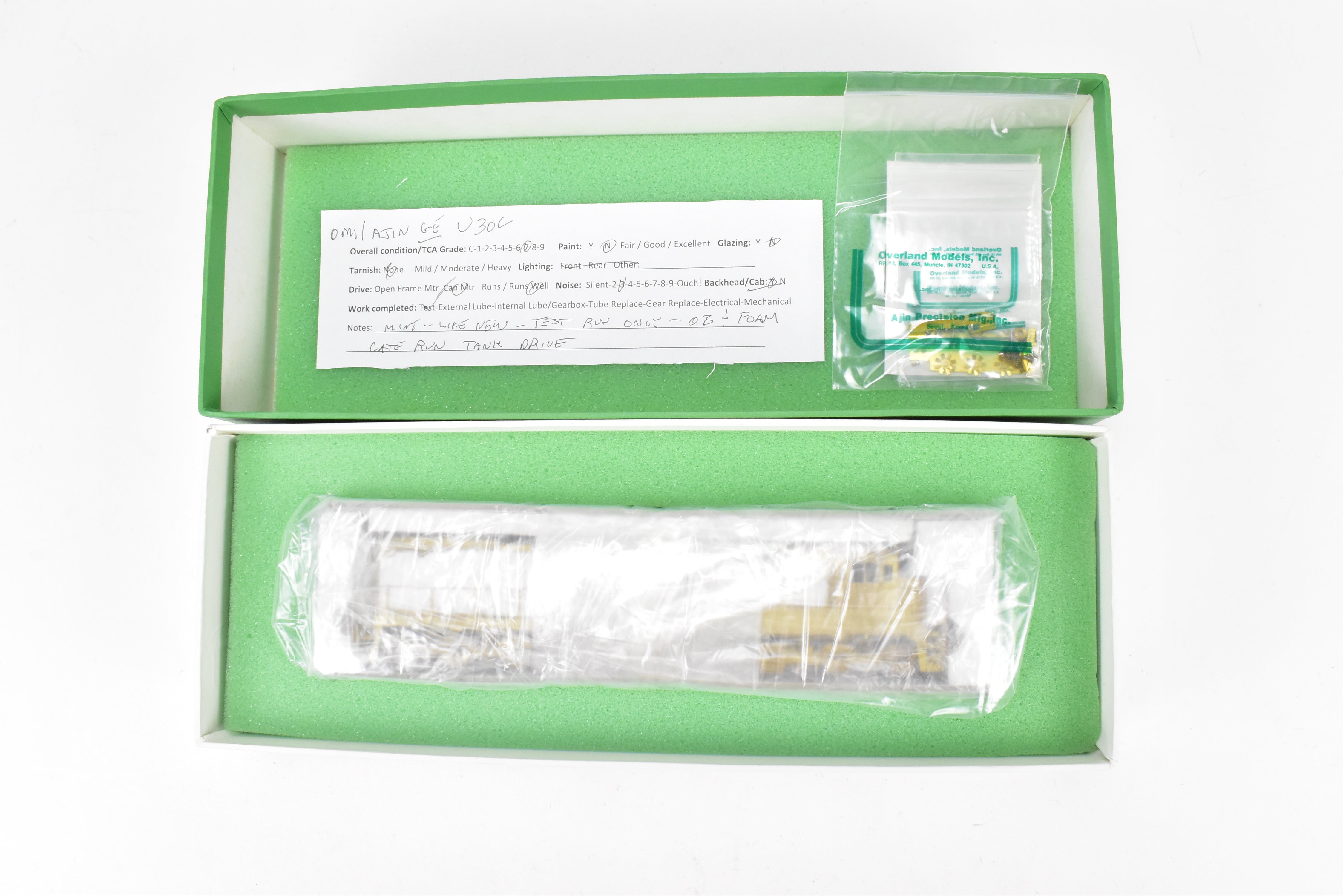 HO Scale Brass GE U30C Late Version Models by Overland Models Inc for Various Roads