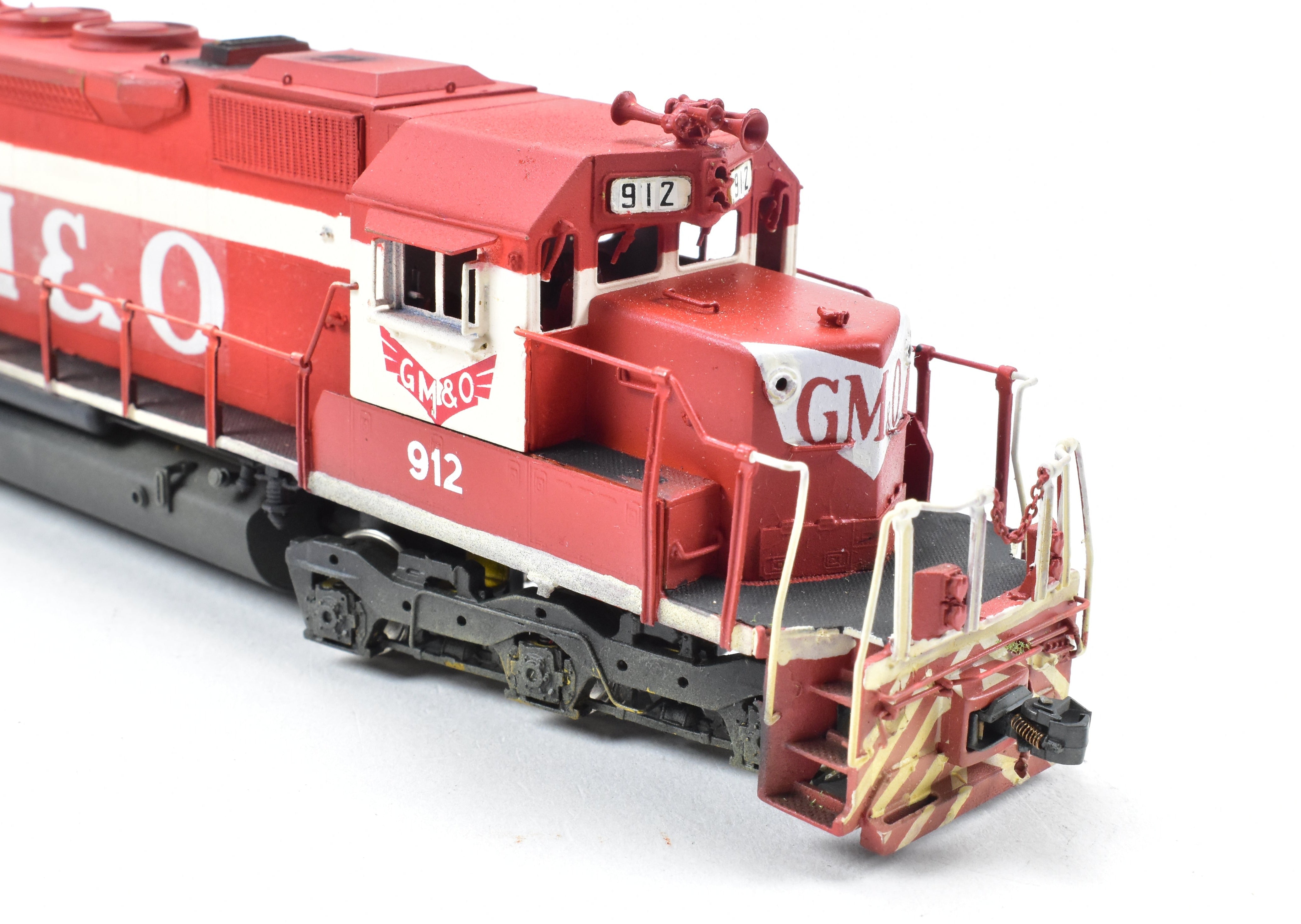 HO Scale Brass GM&O EMD SD40 C/P No. 912 by Overland Models w/ Light Weathering