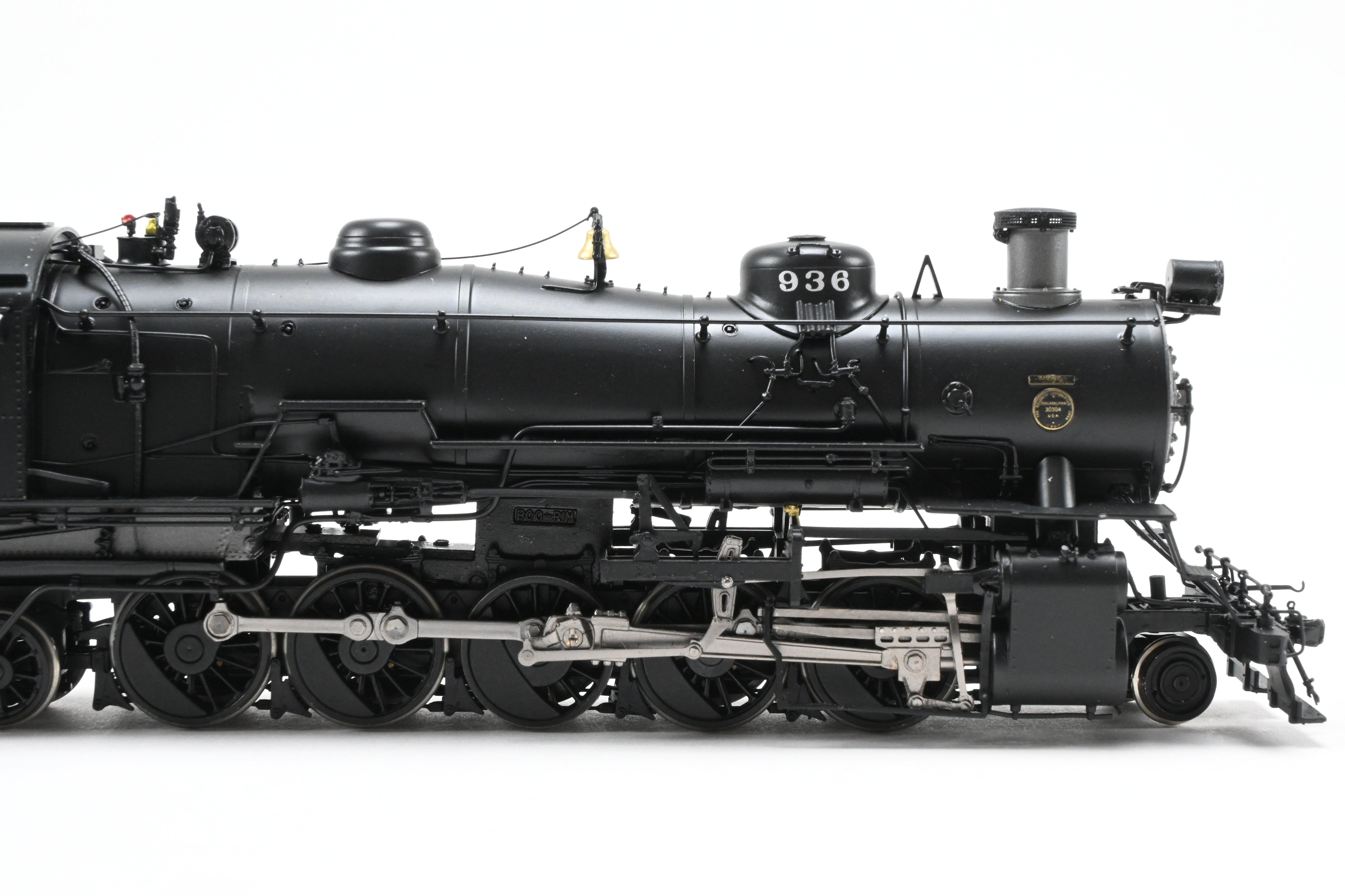HO Scale Brass Division Point ATSF - Santa Fe 2-10-2 Freight Passenger Locomotive #936 with 8500 Gallon Coal Tender Model