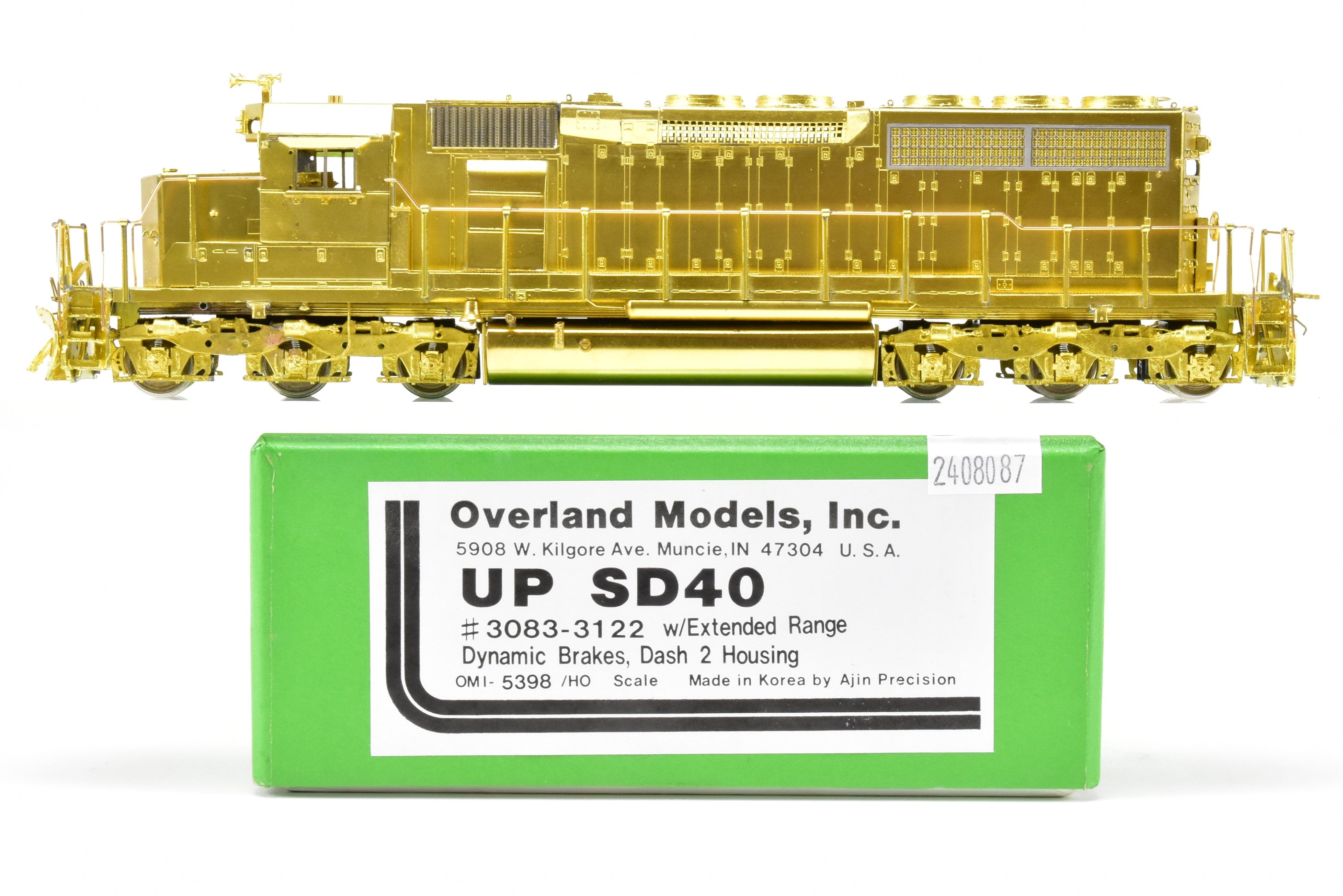 HO Brass OMI UP Union Pacific EMD SD40 3083 - 3122 w/ Extended Dynamic Brake, Dash - 2 Housing
