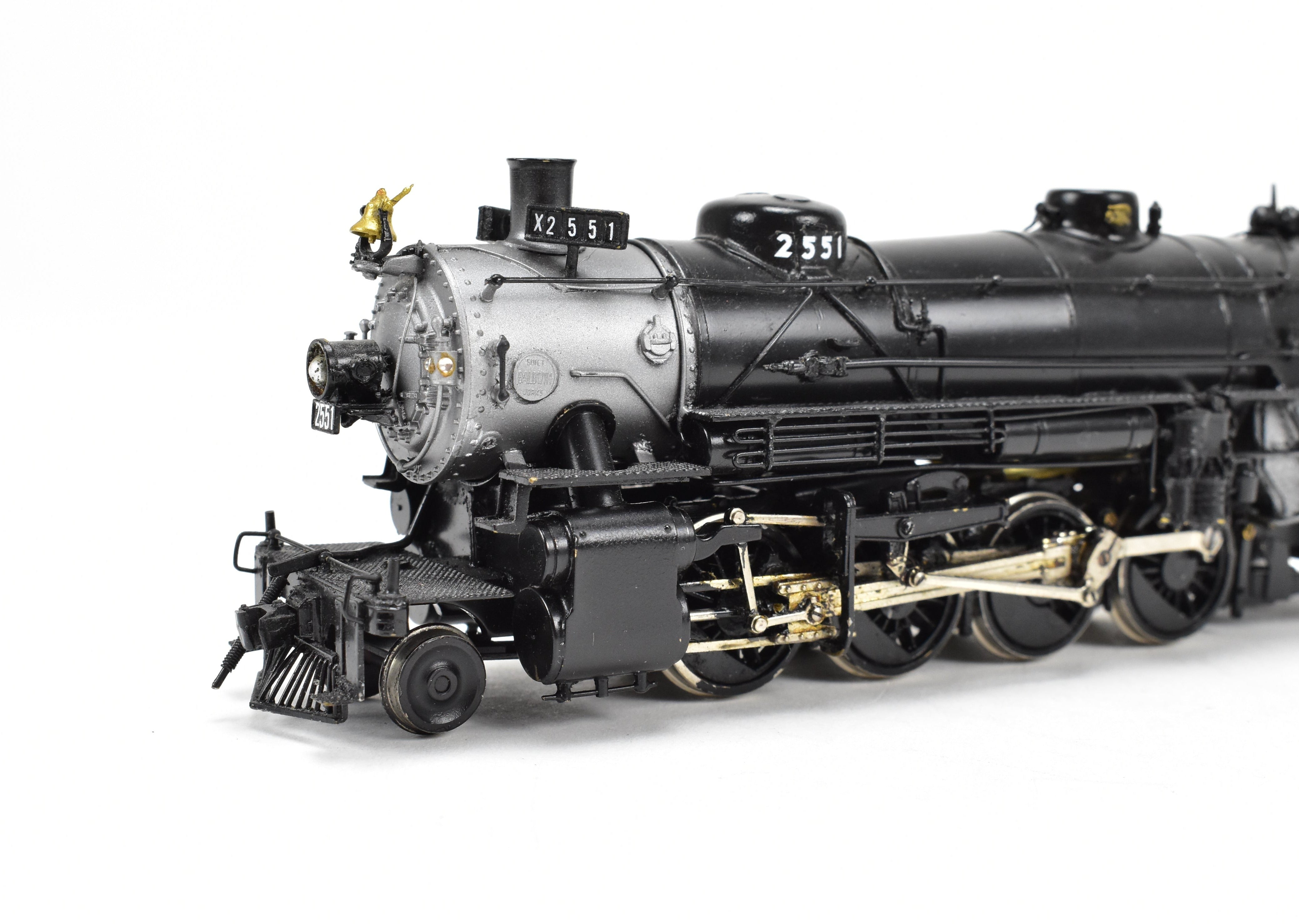 HO Scale Brass PFM - United Union Pacific USRA 2-8-2 #2551 with Can Motor Upgrade