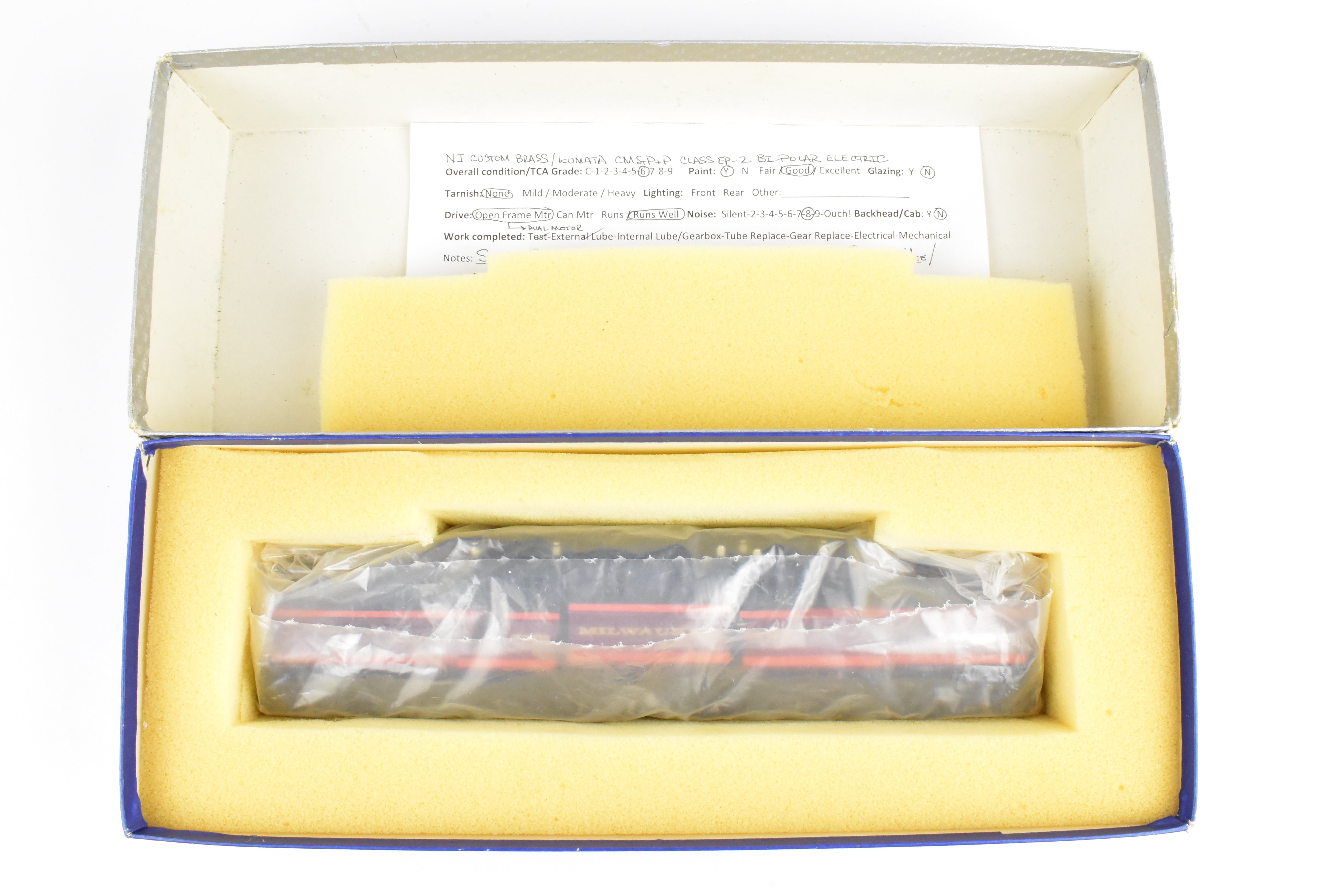 Custom HO Brass MILW - Milwaukee Road EP-2 Gearless Electric Model