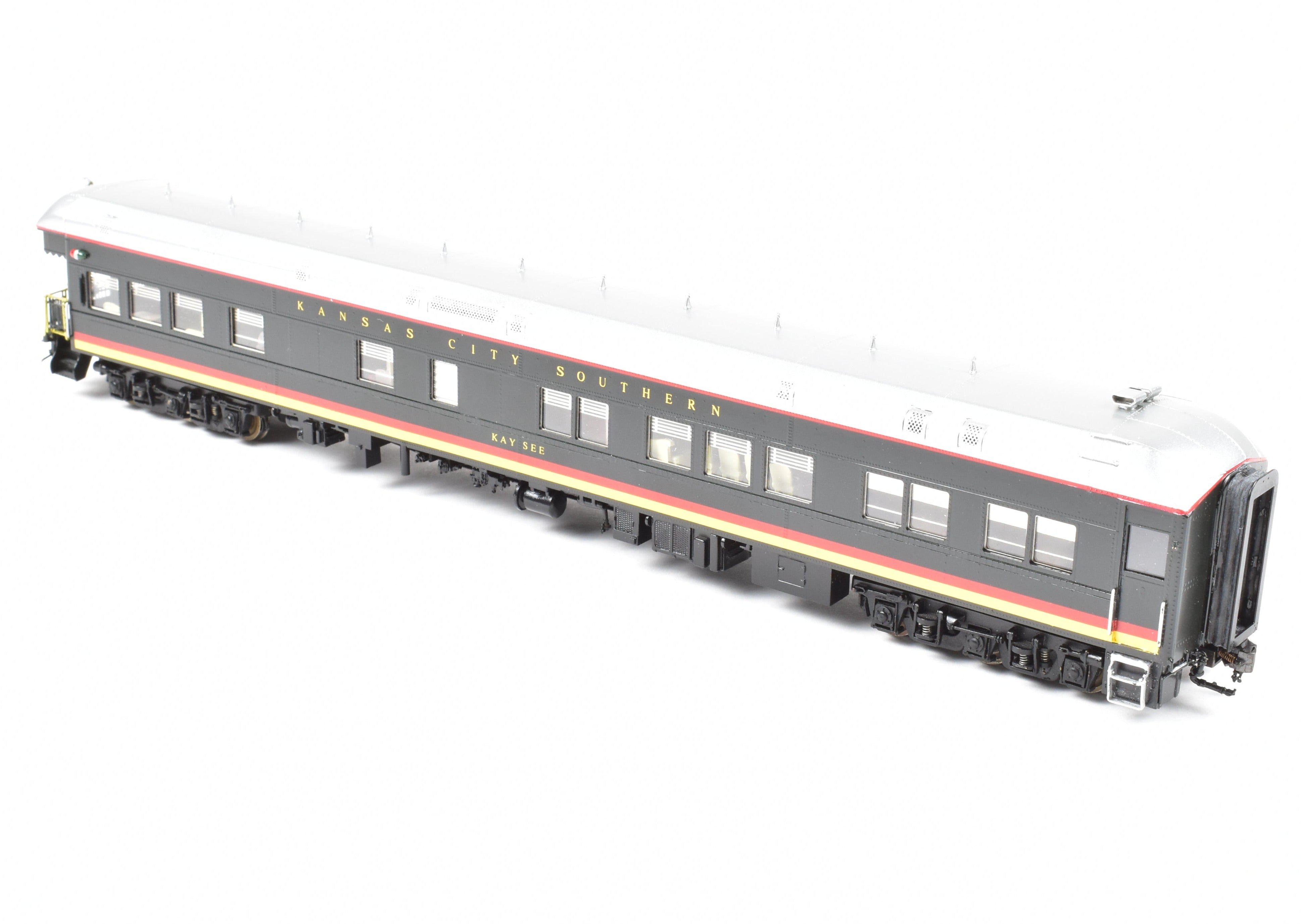 Rare HO Brass Hallmark KCS Kansas City Southern 1950 Rebuilt Business Car