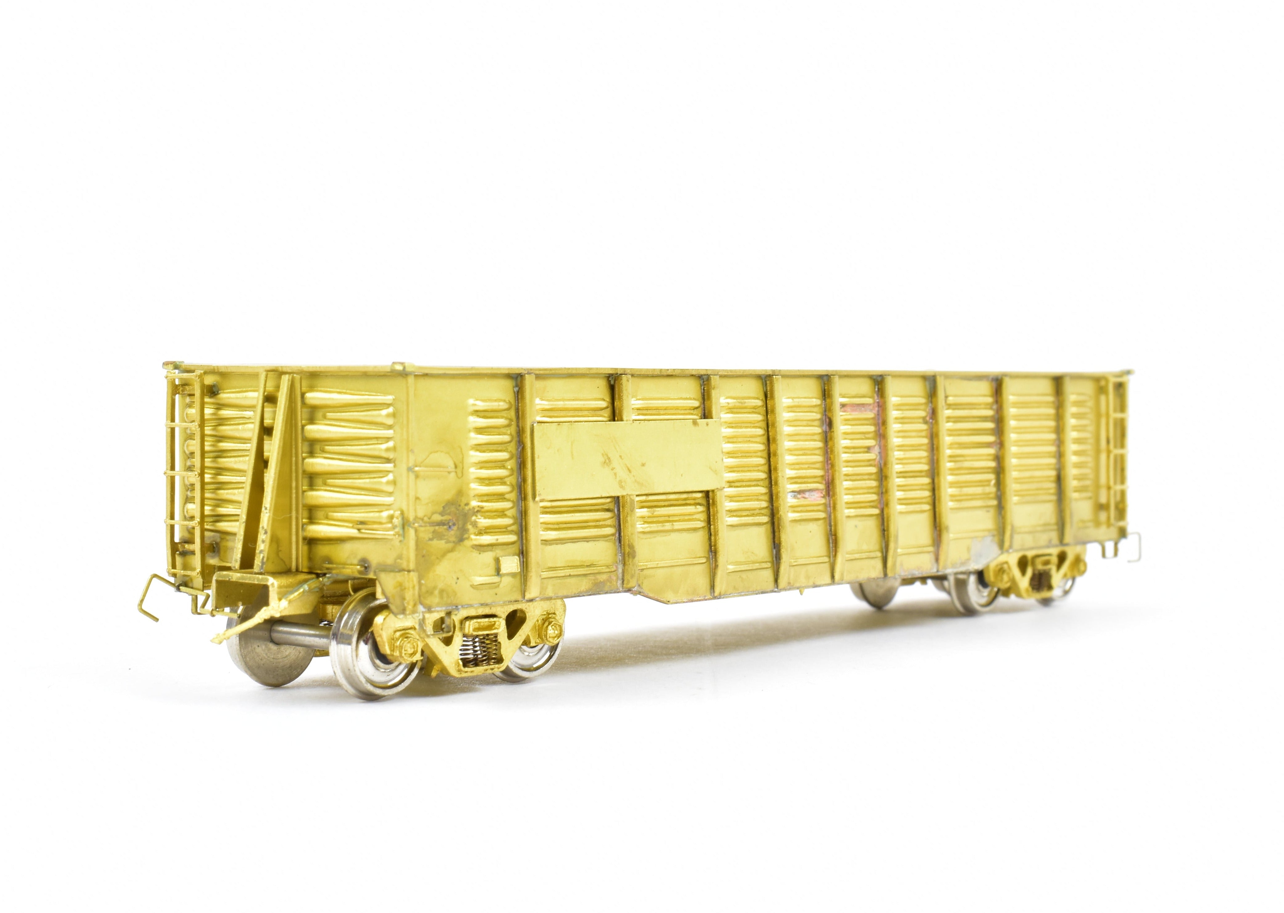 OMI Overland Models HO Brass ATSF - Santa Fe 100 Ton Gondola Model