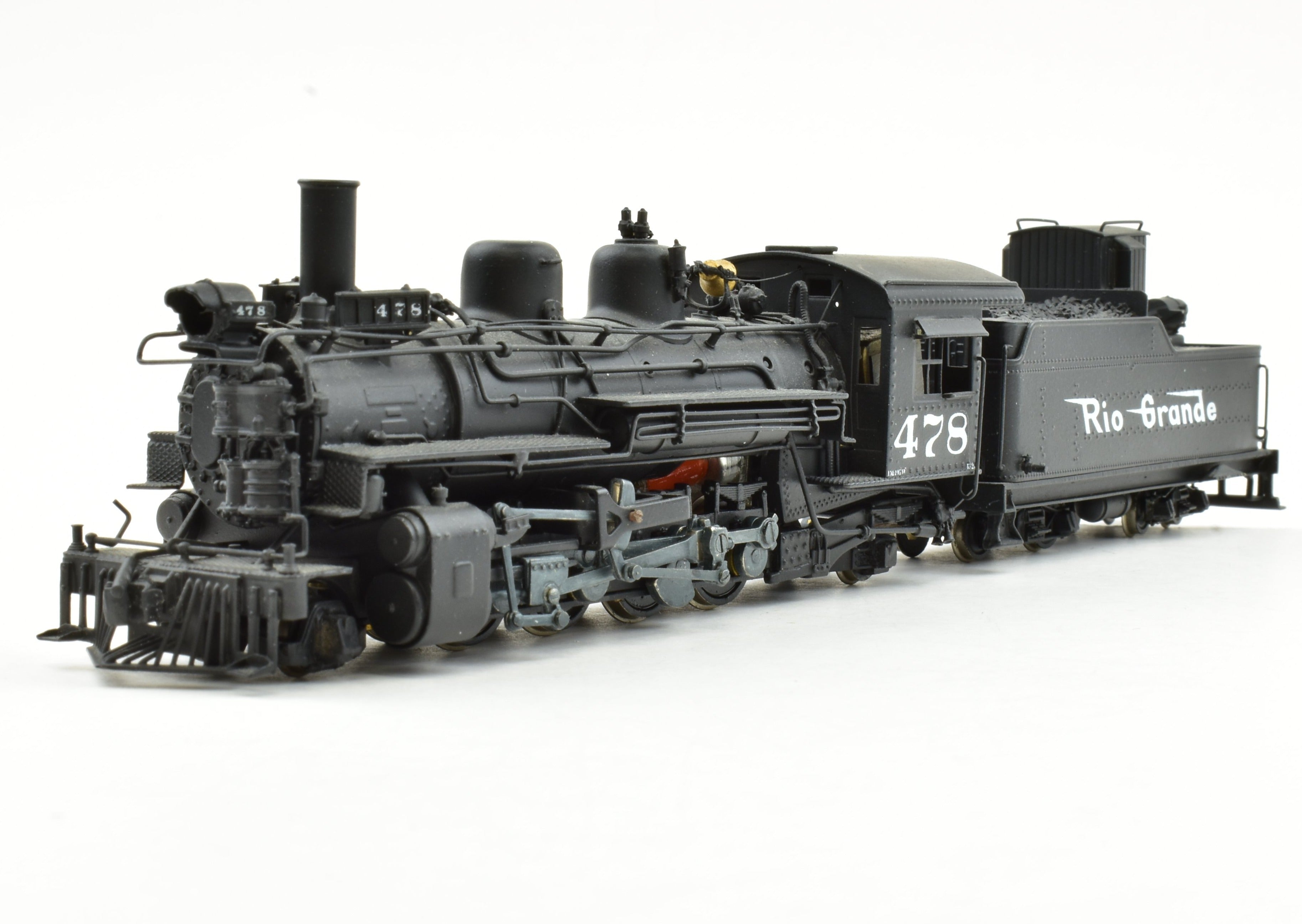 HOn3 Brass PFM - United D&RGW Denver & Rio Grande Western K - 28 2 - 8 - 2 Custom - Painted Locomotive #478